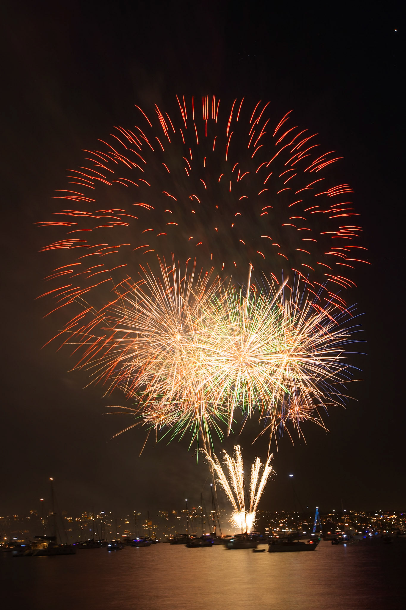Fireworks, New Year's eve 2012, Sydney