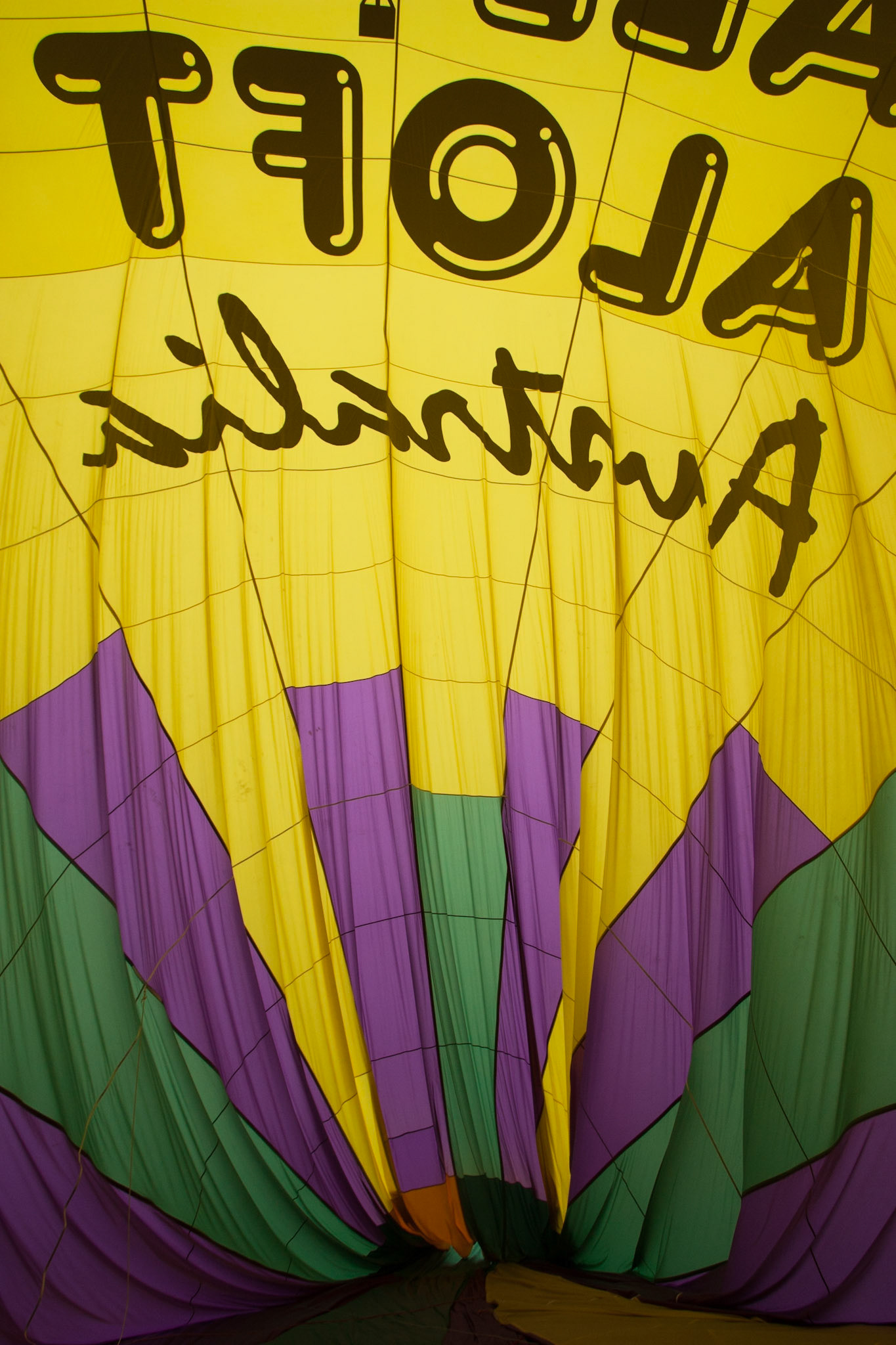 Hot air balloon ride in the Hunter Valley, New South Wales.