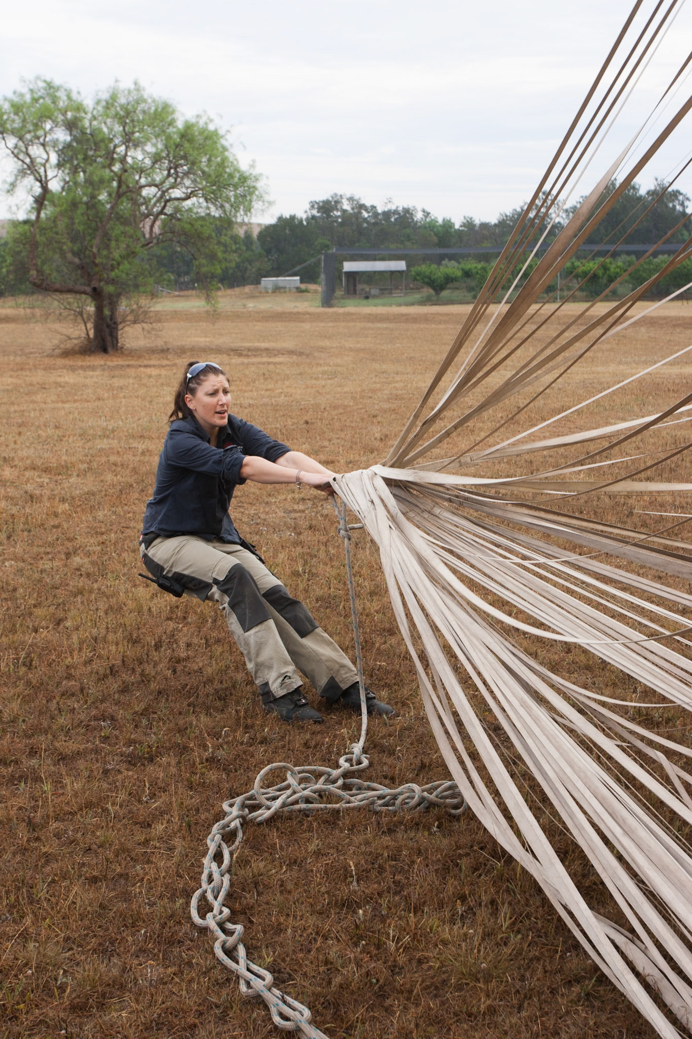 Hot air balloon ride in the Hunter Valley, New South Wales.