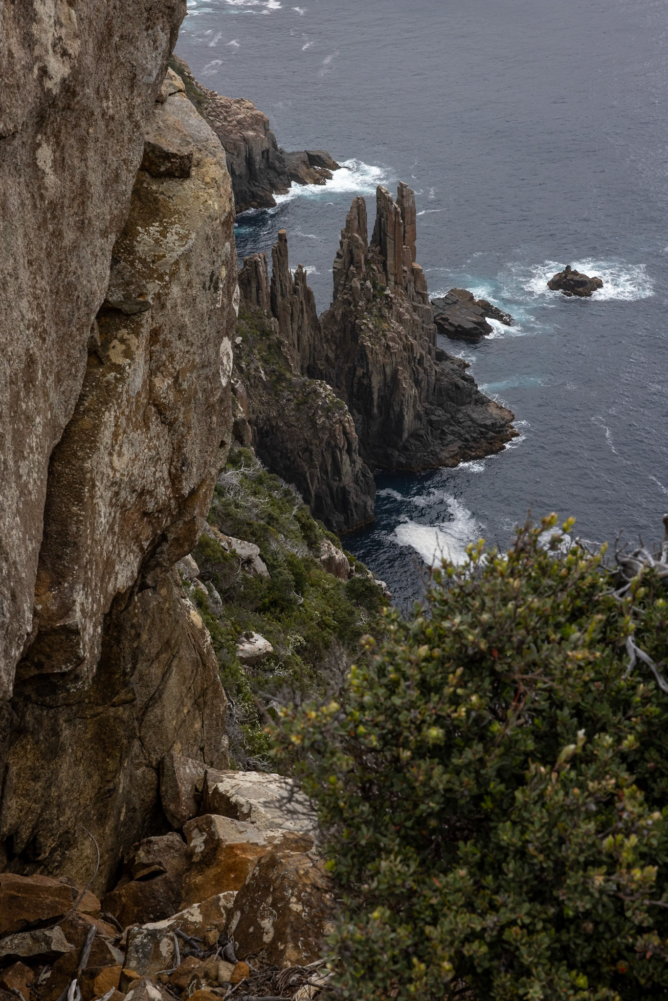 Three Capes Track, Cape Pillar Lodge to Cape Pillar and return, Tasmania