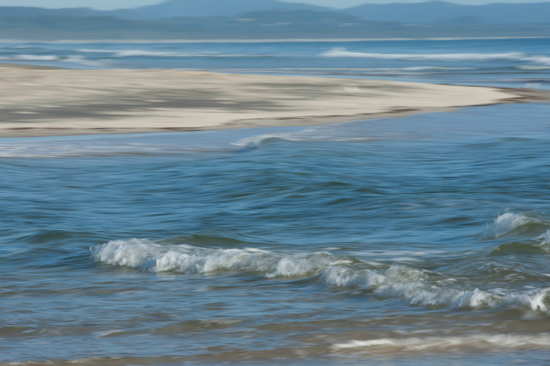 Incoming tide, Belongil creek, Byron Bay