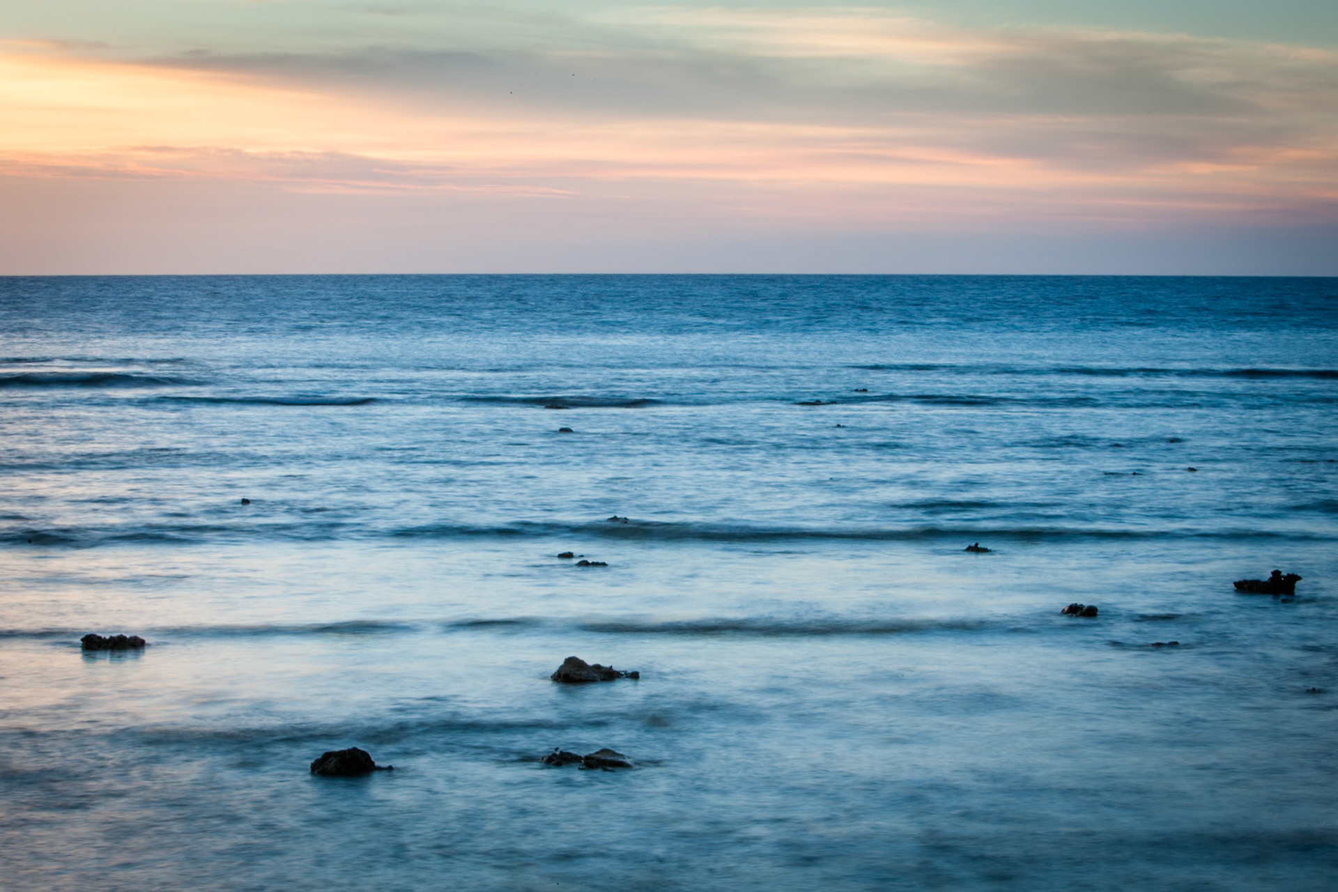 Sunset and sea, Lady Elliot Island, Queensland, Australia