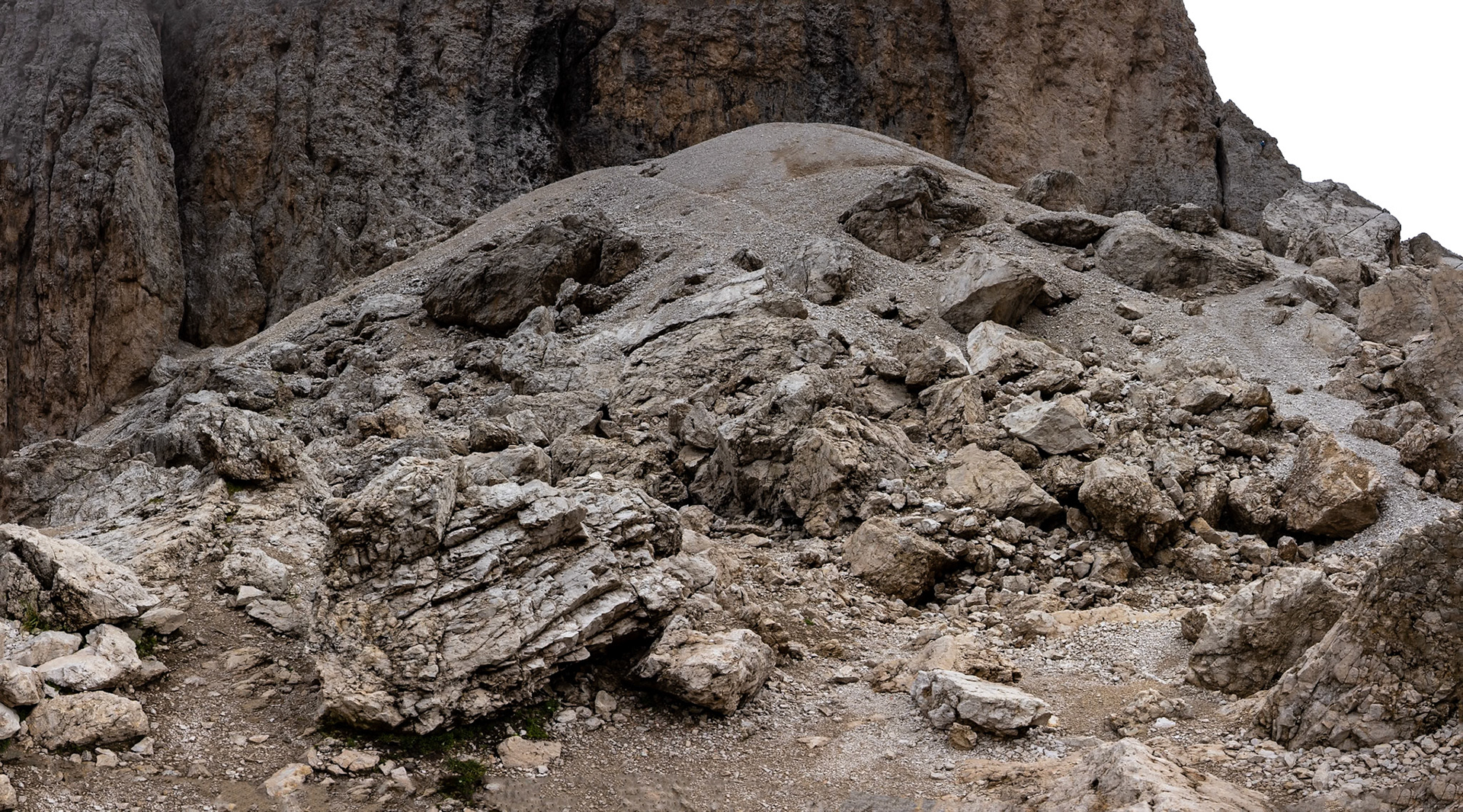 Passo Sella, Sassolungo, Selva di Val Gardena, Dolomites, South Tyrol, Italy