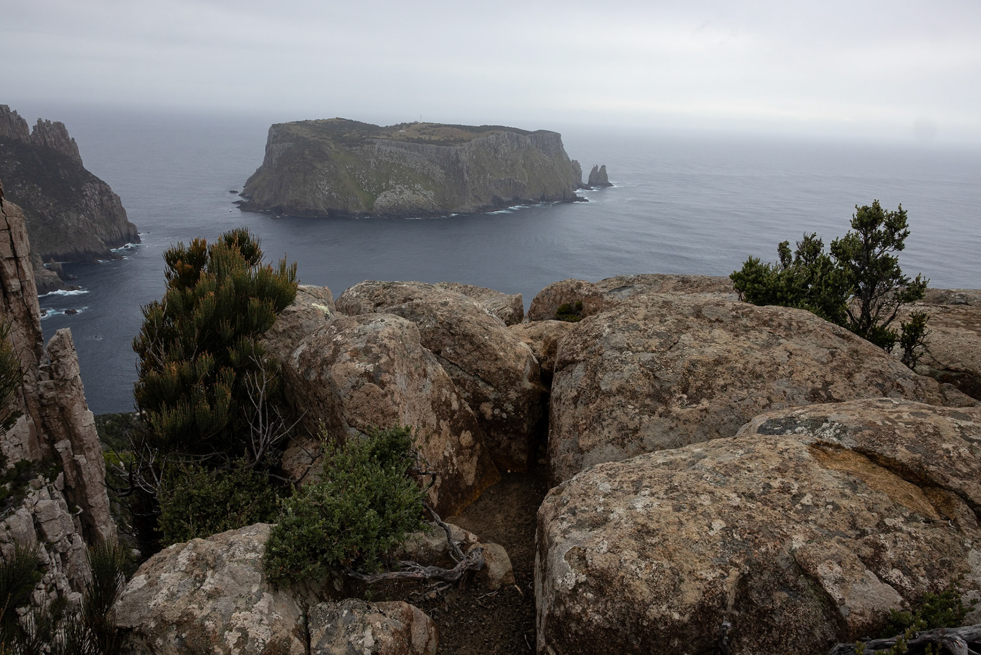 Three Capes Track, Cape Pillar Lodge to Cape Pillar and return, Tasmania