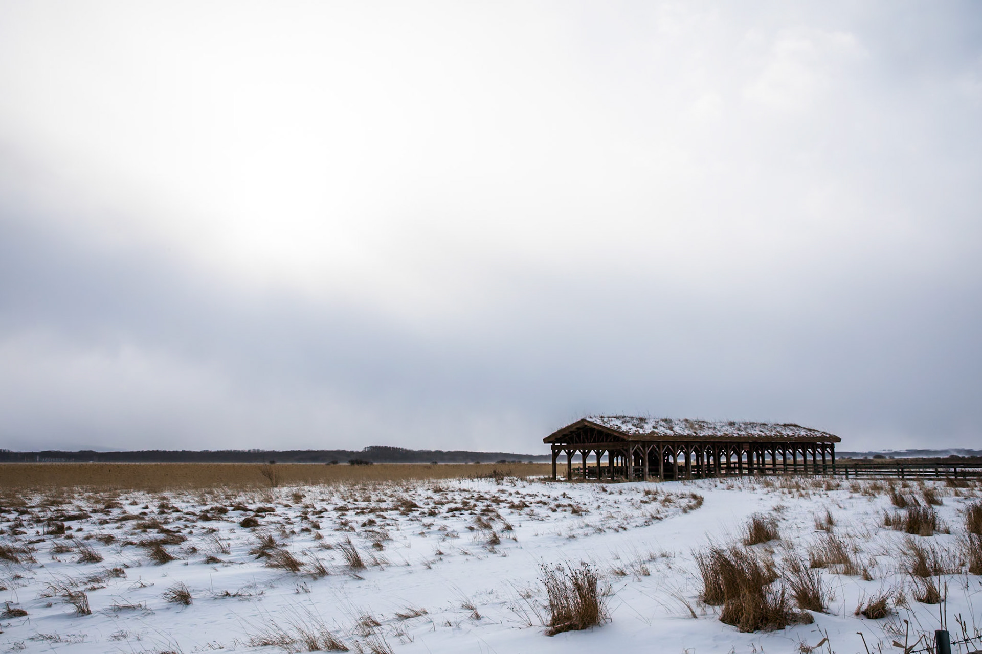 Lake Tofutsu, Koshimizu, Hokkaido, Japan