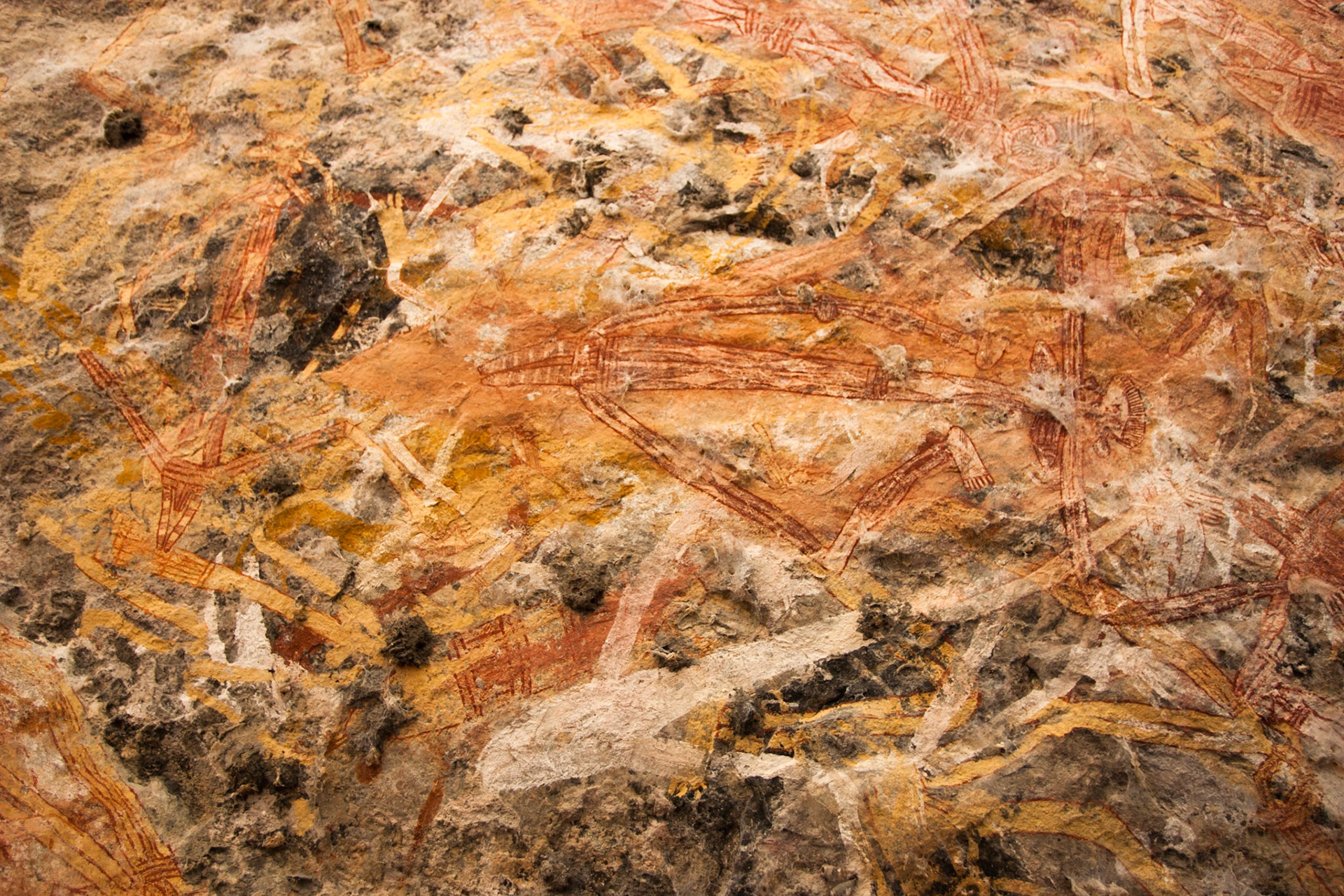 Rock-art. Mount Borradale, Arnhemland, Northern Territory