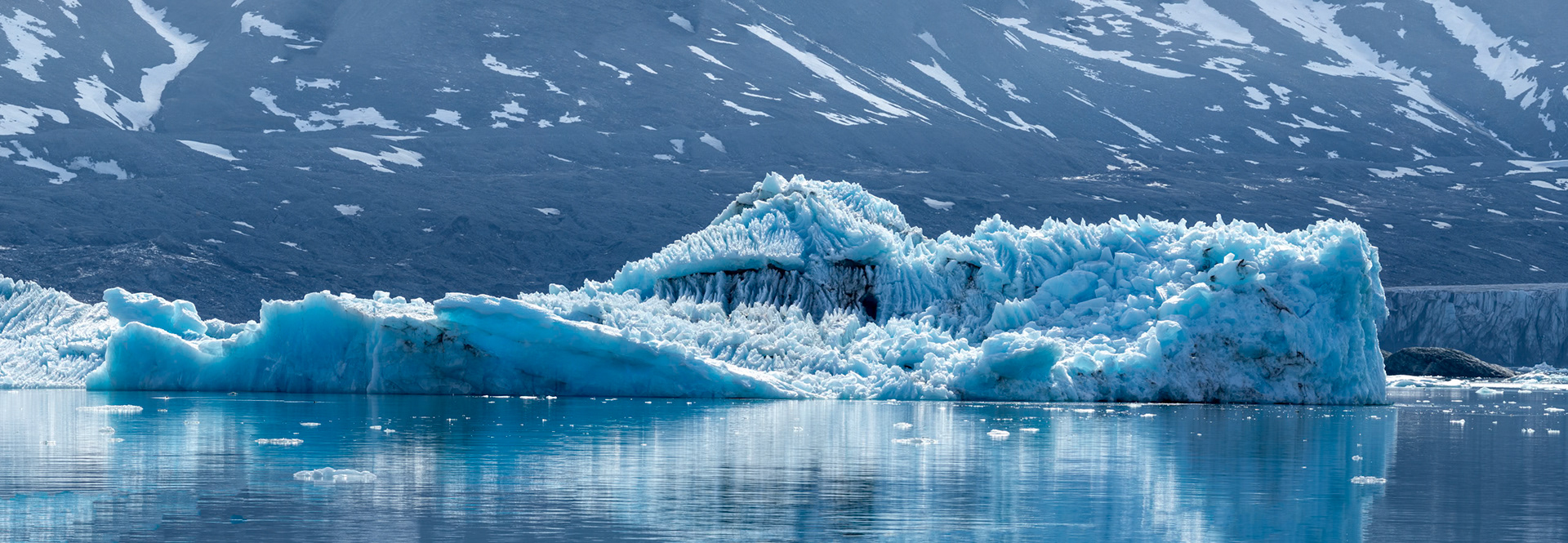Landscape, Monacobreen, Svalbard, Norway