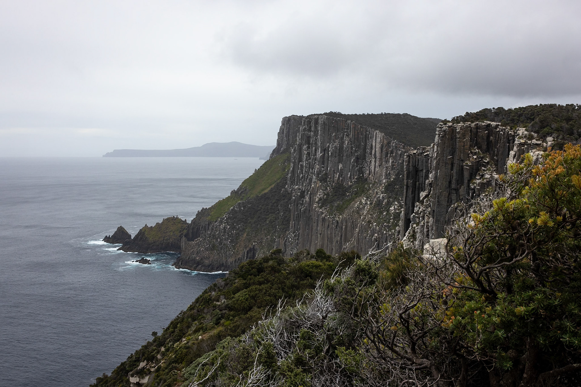 Three Capes Track, Cape Pillar Lodge to Cape Pillar and return, Tasmania