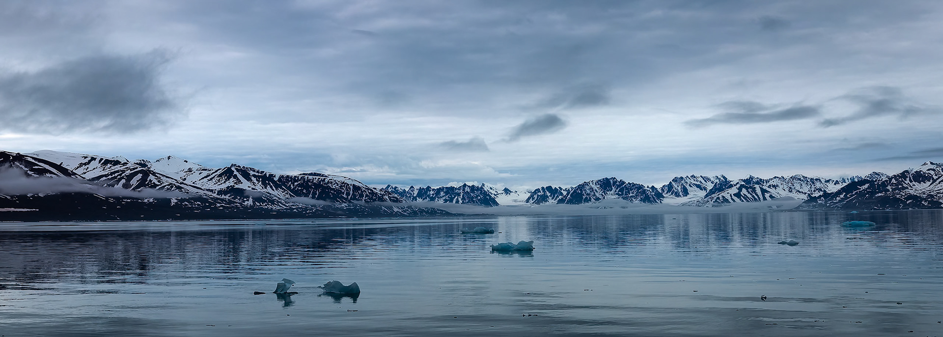 Landscape, Monacobreen, Svalbard, Norway