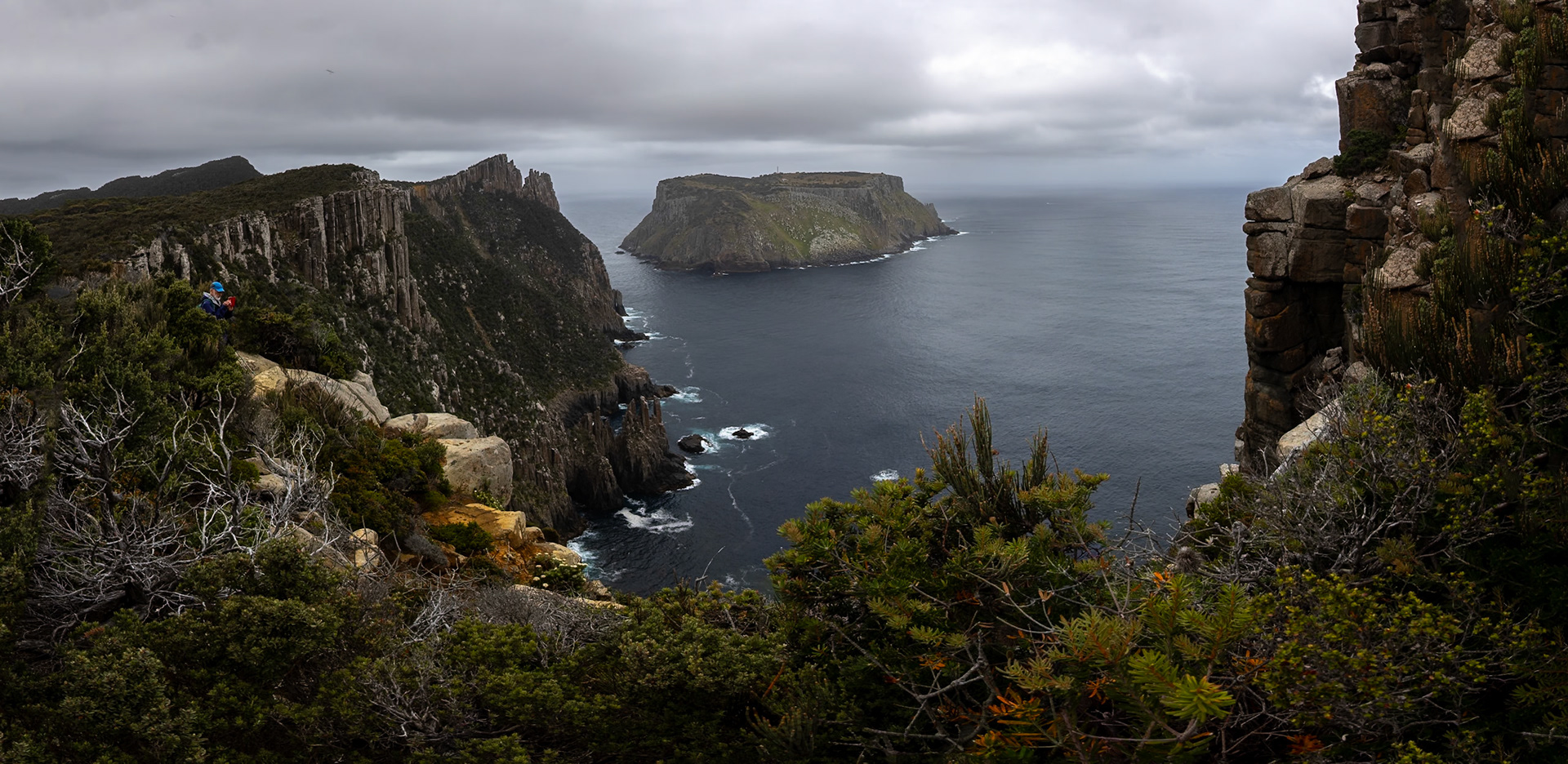 Three Capes Track, Cape Pillar Lodge to Cape Pillar and return, Tasmania
