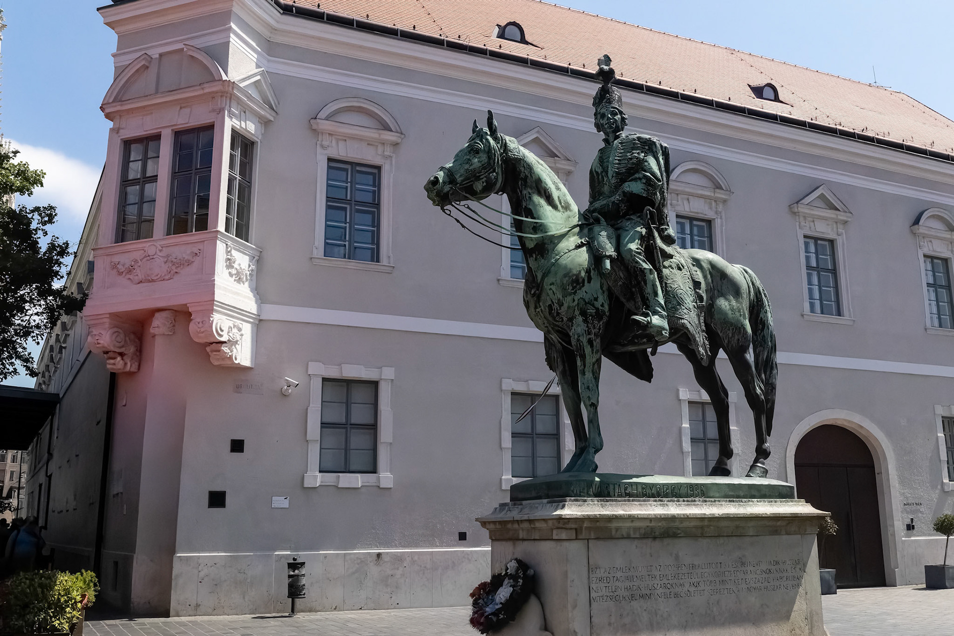 Count András Hadik, Buda old town hall, Castle District, Budapest, Hungary