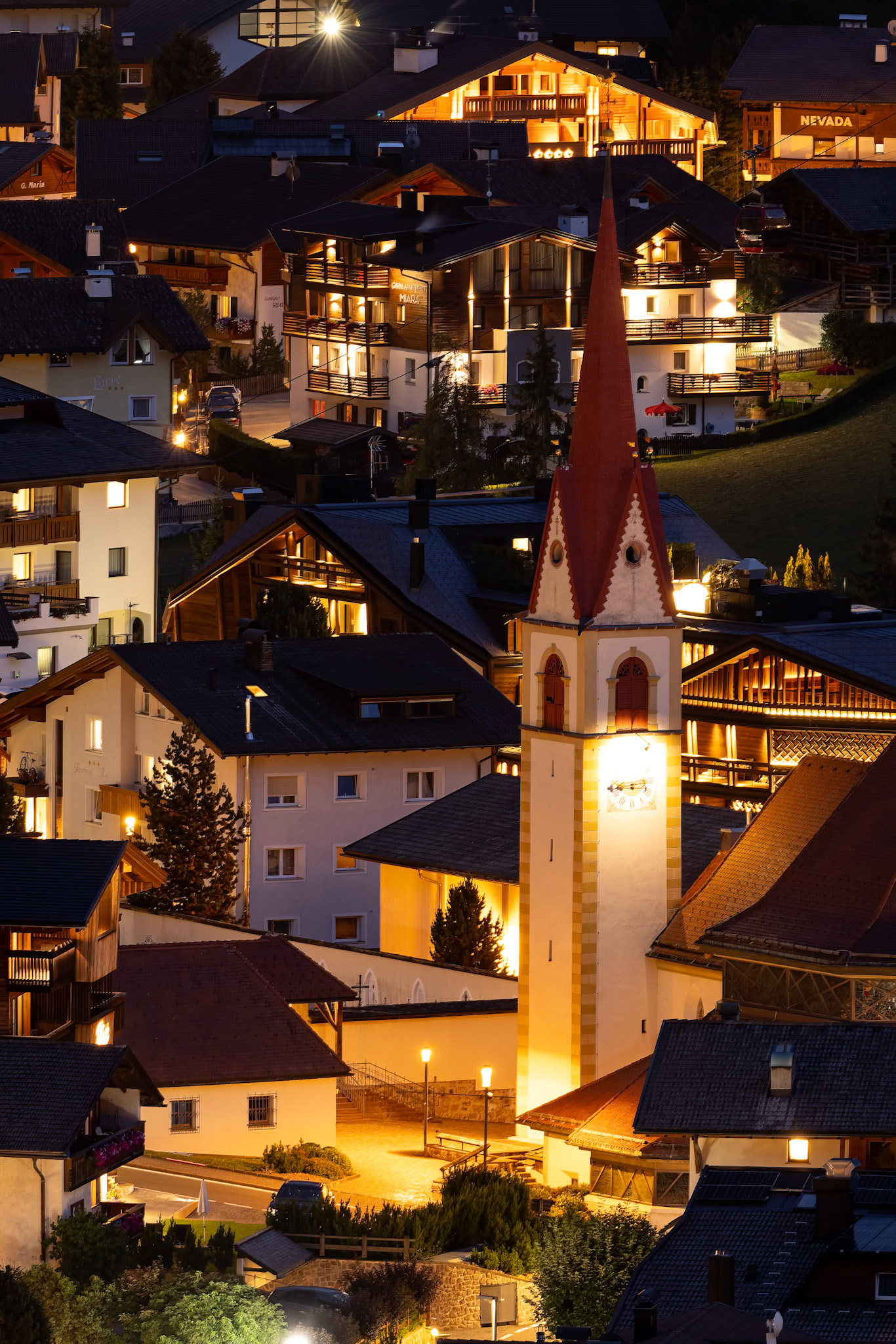 La Selva di Val Gardena, Dolomites, Italy
