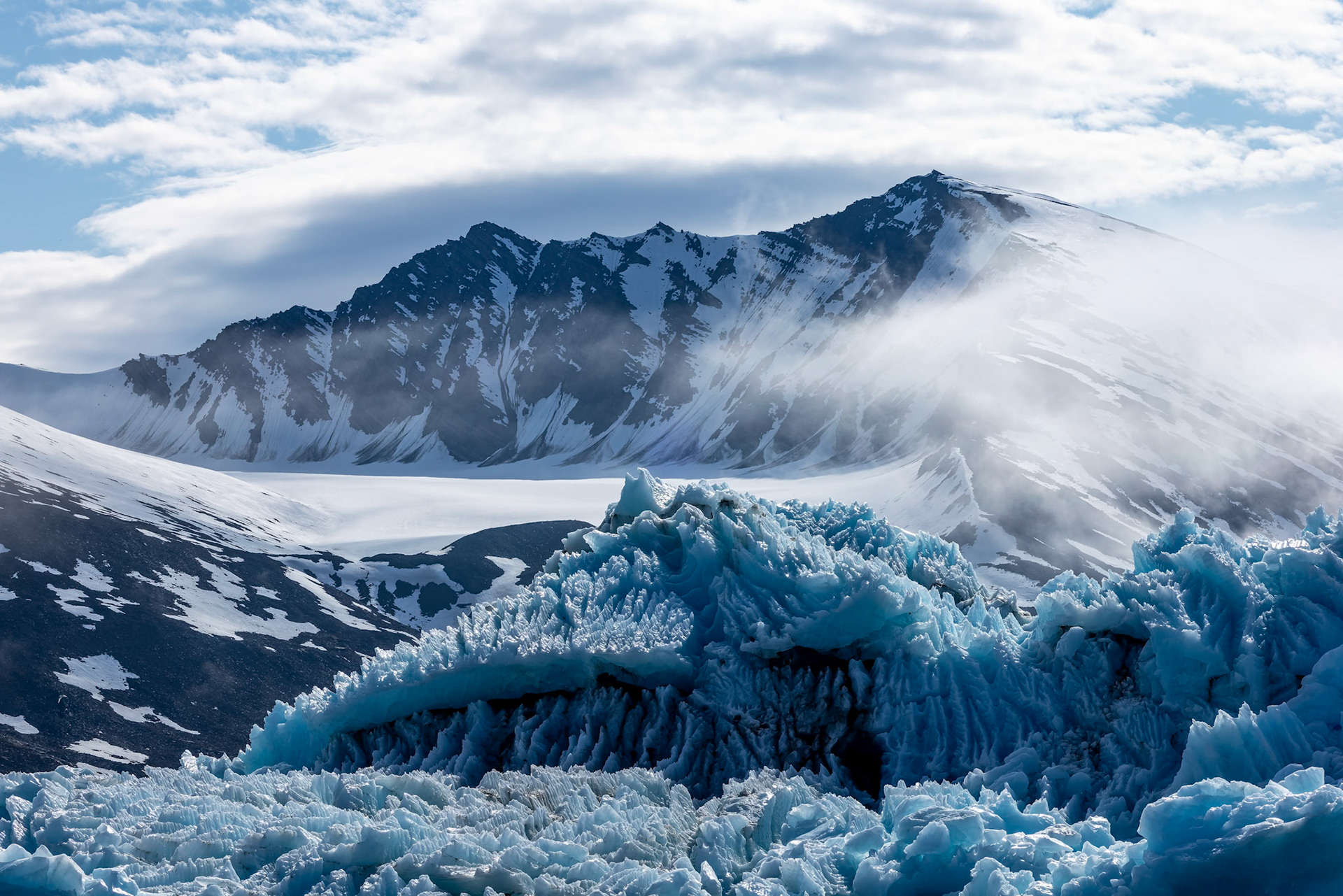 Landscape, Monacobreen, Svalbard, Norway