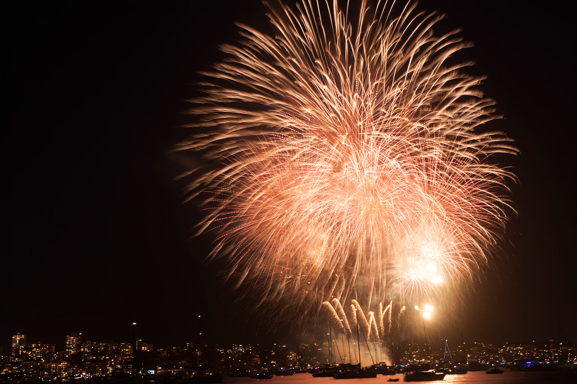 Fireworks, New Year's eve 2012, Sydney