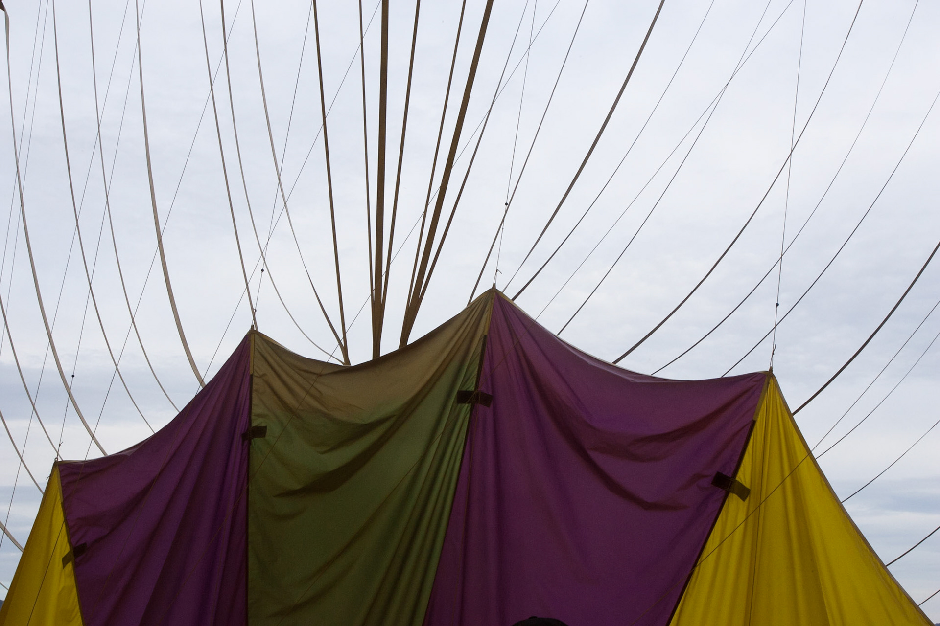 Hot air balloon ride in the Hunter Valley, New South Wales.