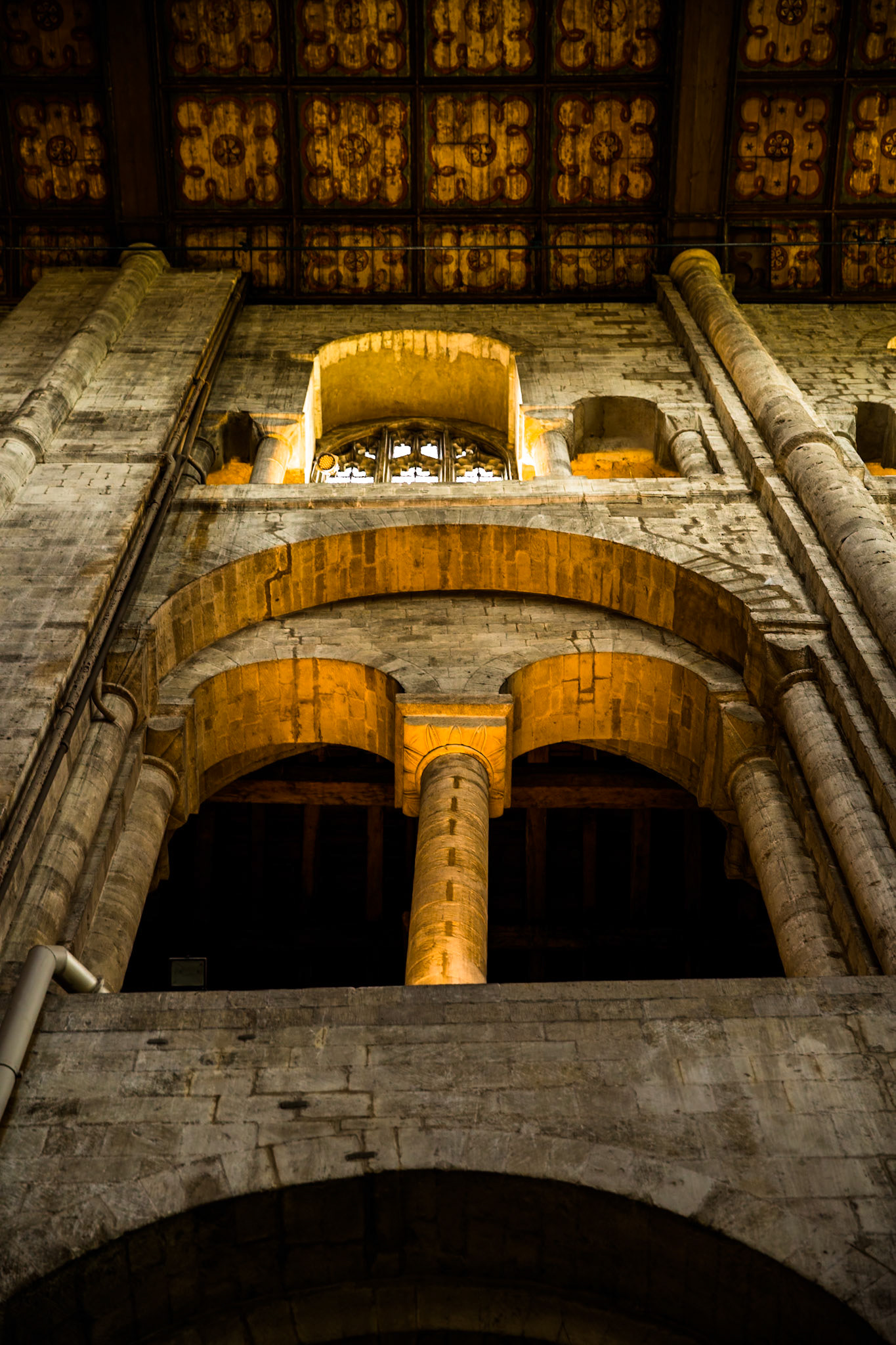 Winchester Cathedral, founded in 642, in Winchester, Hampshire, England