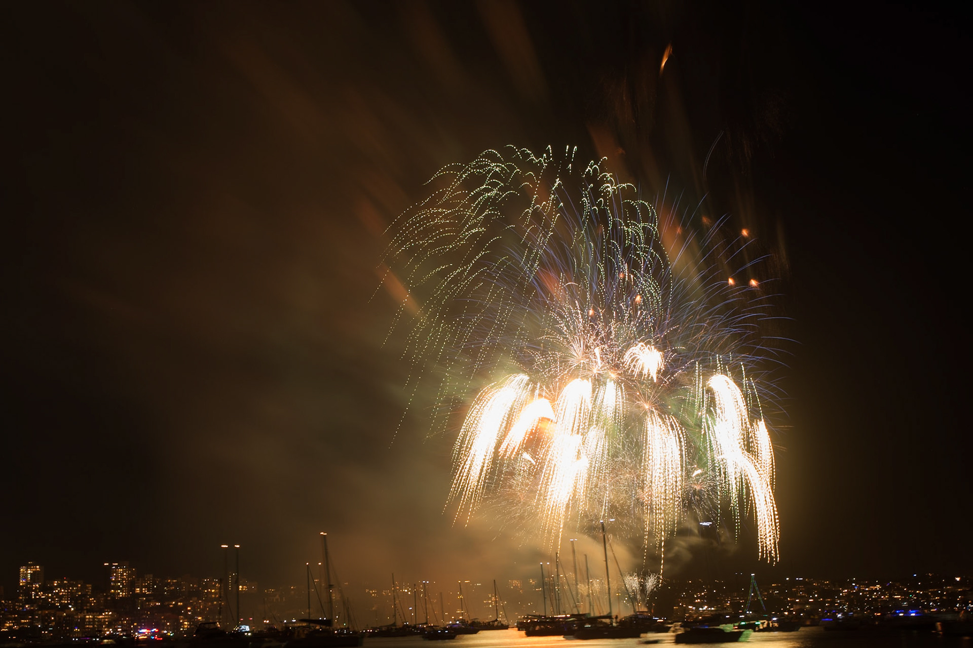Fireworks, New Year's eve 2012, Sydney