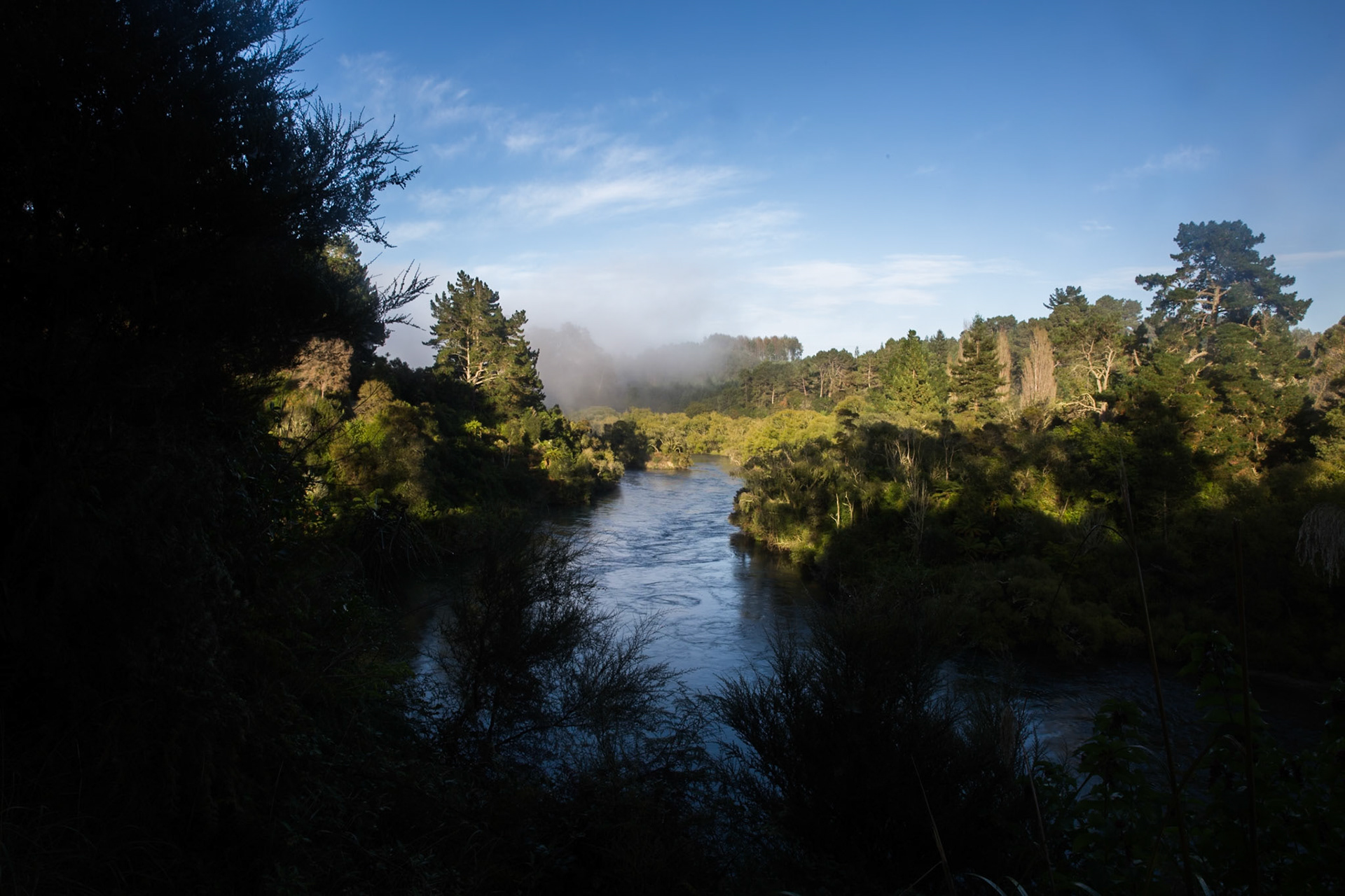 Taupó Huka falls, Taupó, New Zealand