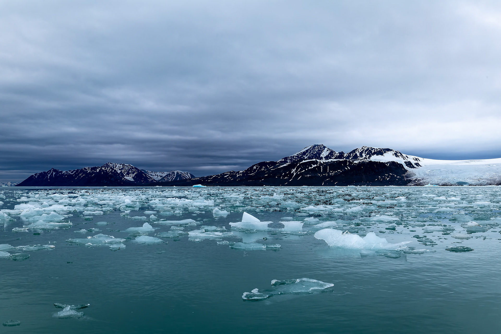 Landscape, Lilliehoekbreen, Svalbard, Norway