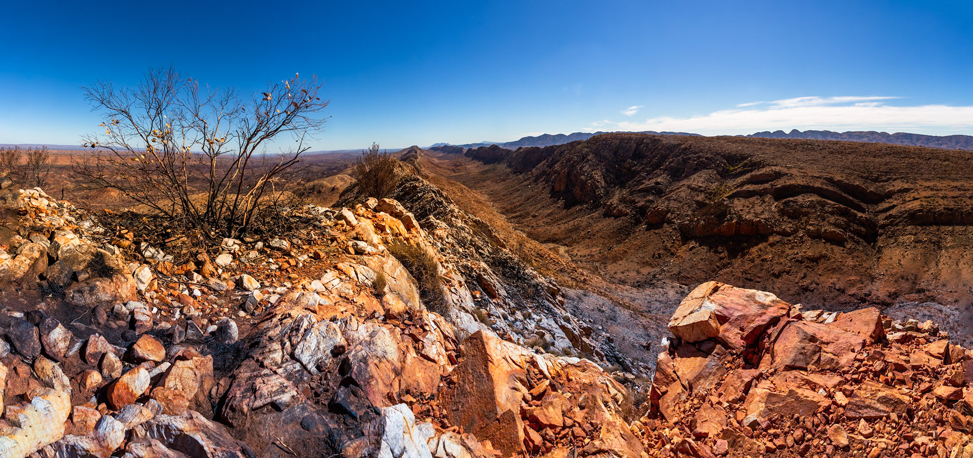 Serpentine George to Charlie's Camp, Larapinta Trail, Northern Territory, Australia