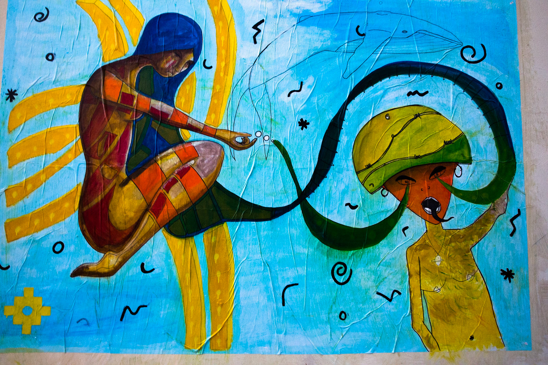 Street art, Valparaiso, Chile