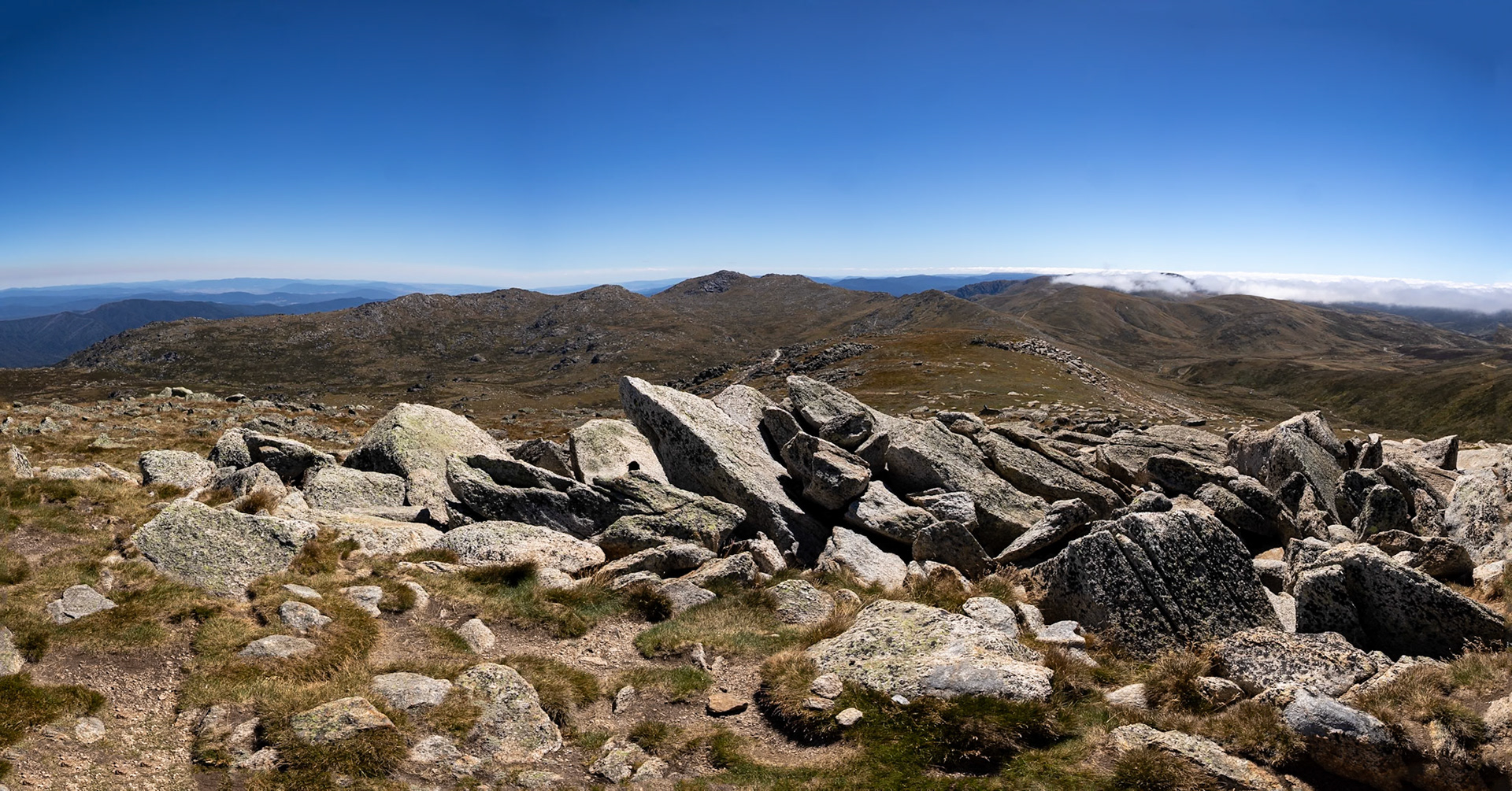 Thredbo to Kosciuszko Summit, Snowy Mountains Mountains, New South Wales, Australia