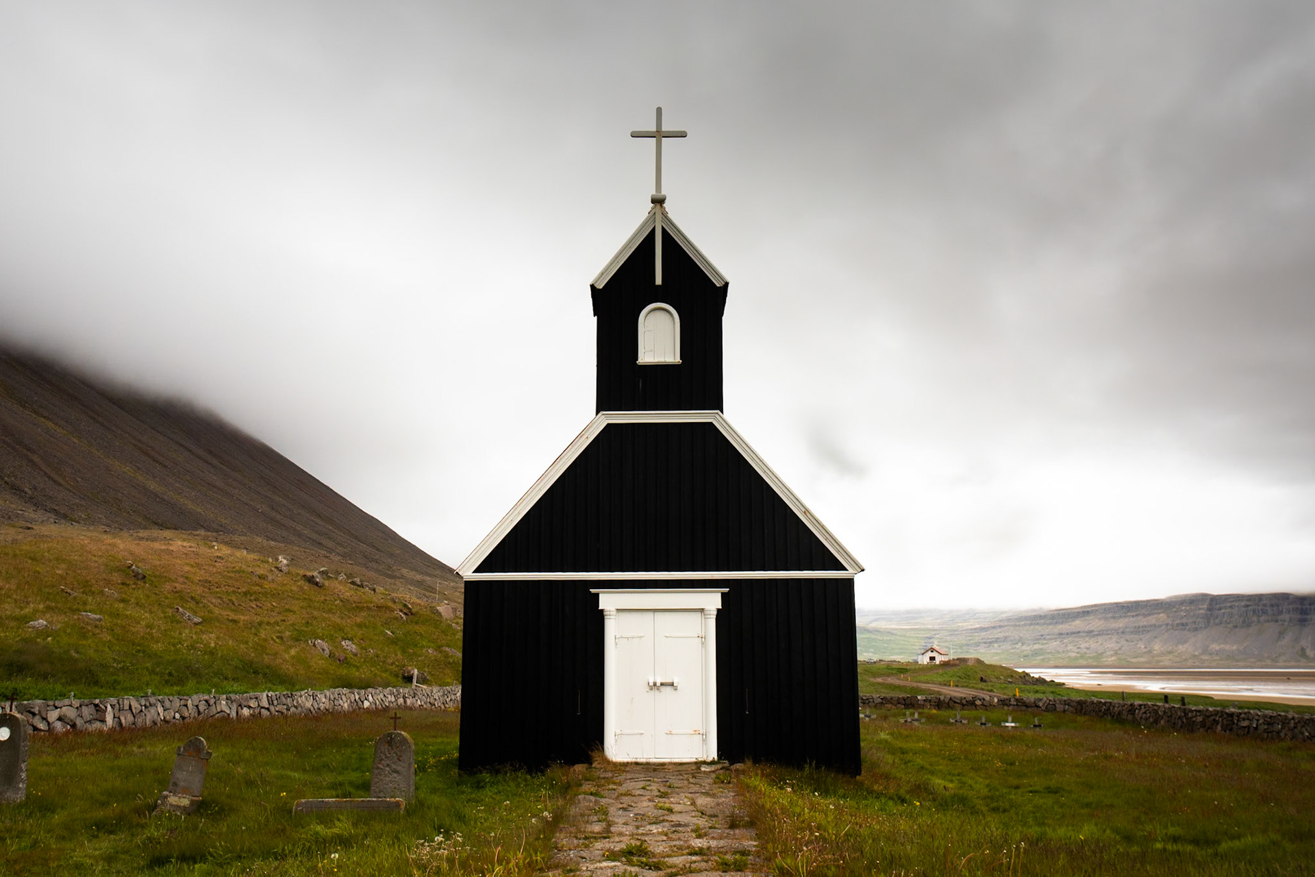 Saubæjarkirkja, church, Rauðasandur, Westfjords, Iceland