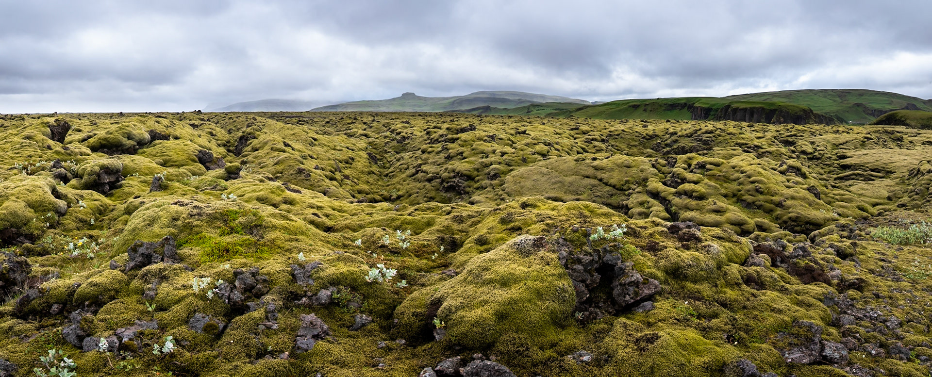 Lava flows near Laufskálavarða, southern Iceland