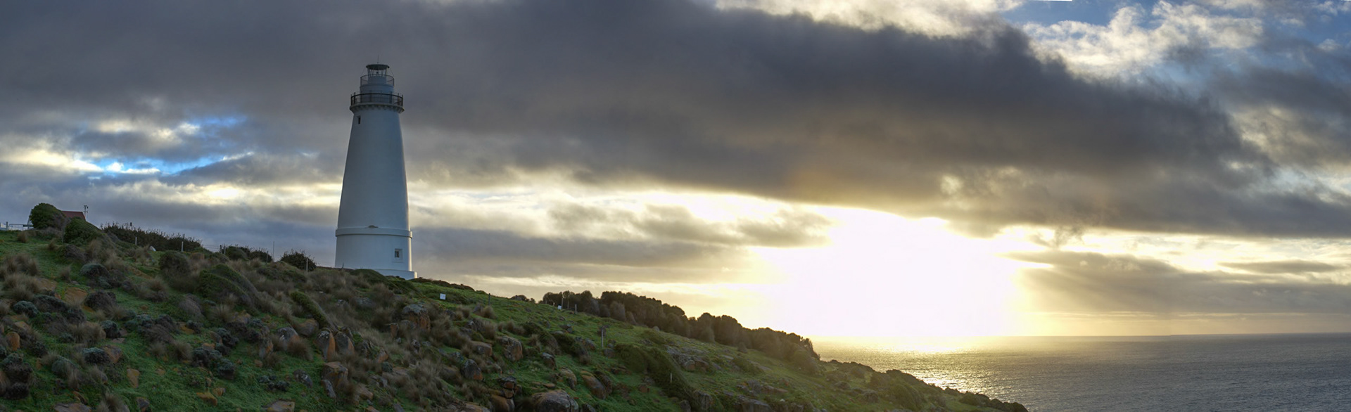 Cape Willoughby lighthouse at dawn, Kangaroo Island