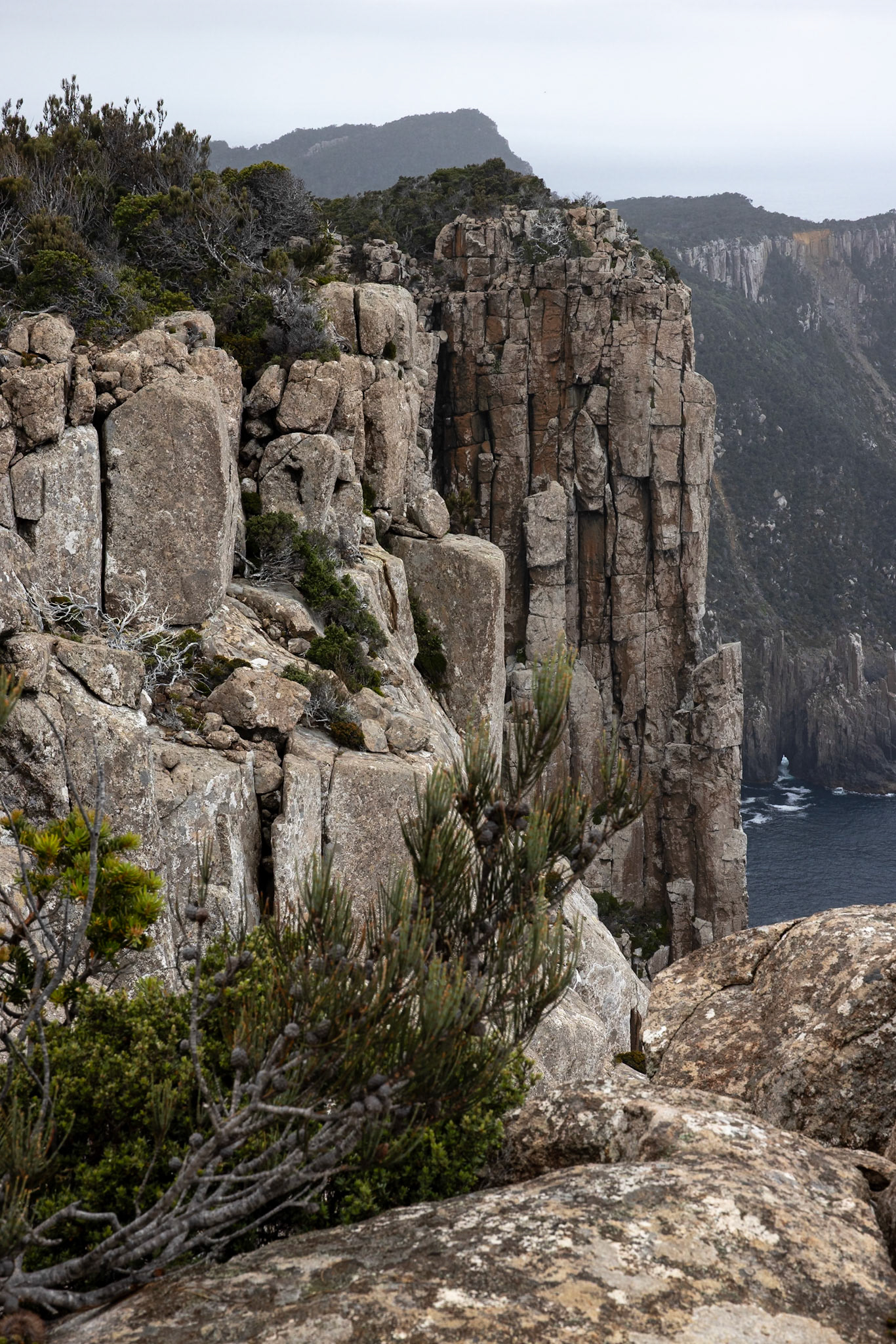 Three Capes Track, Cape Pillar Lodge to Cape Pillar and return, Tasmania