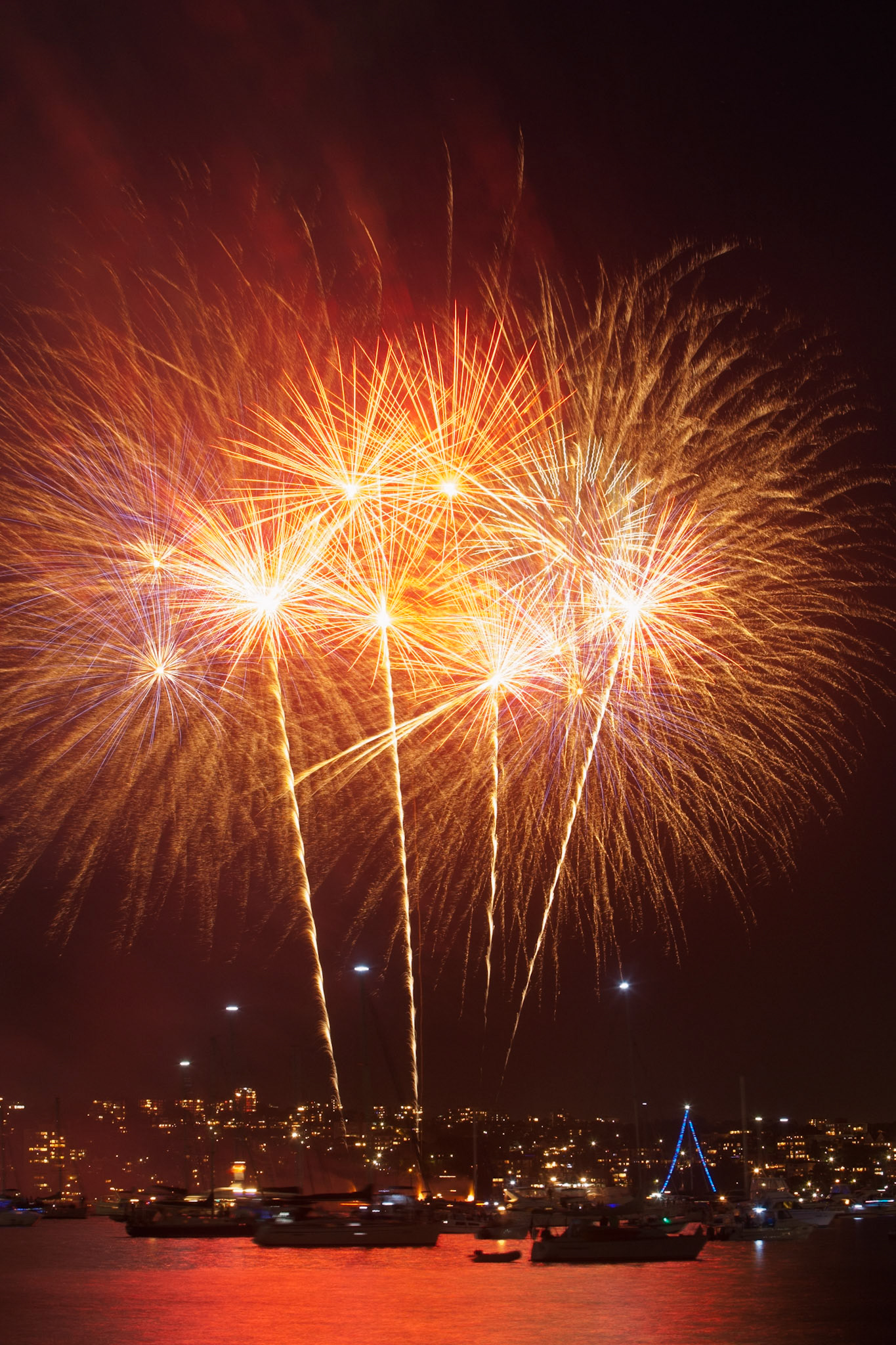 Fireworks, New Year's eve 2012, Sydney