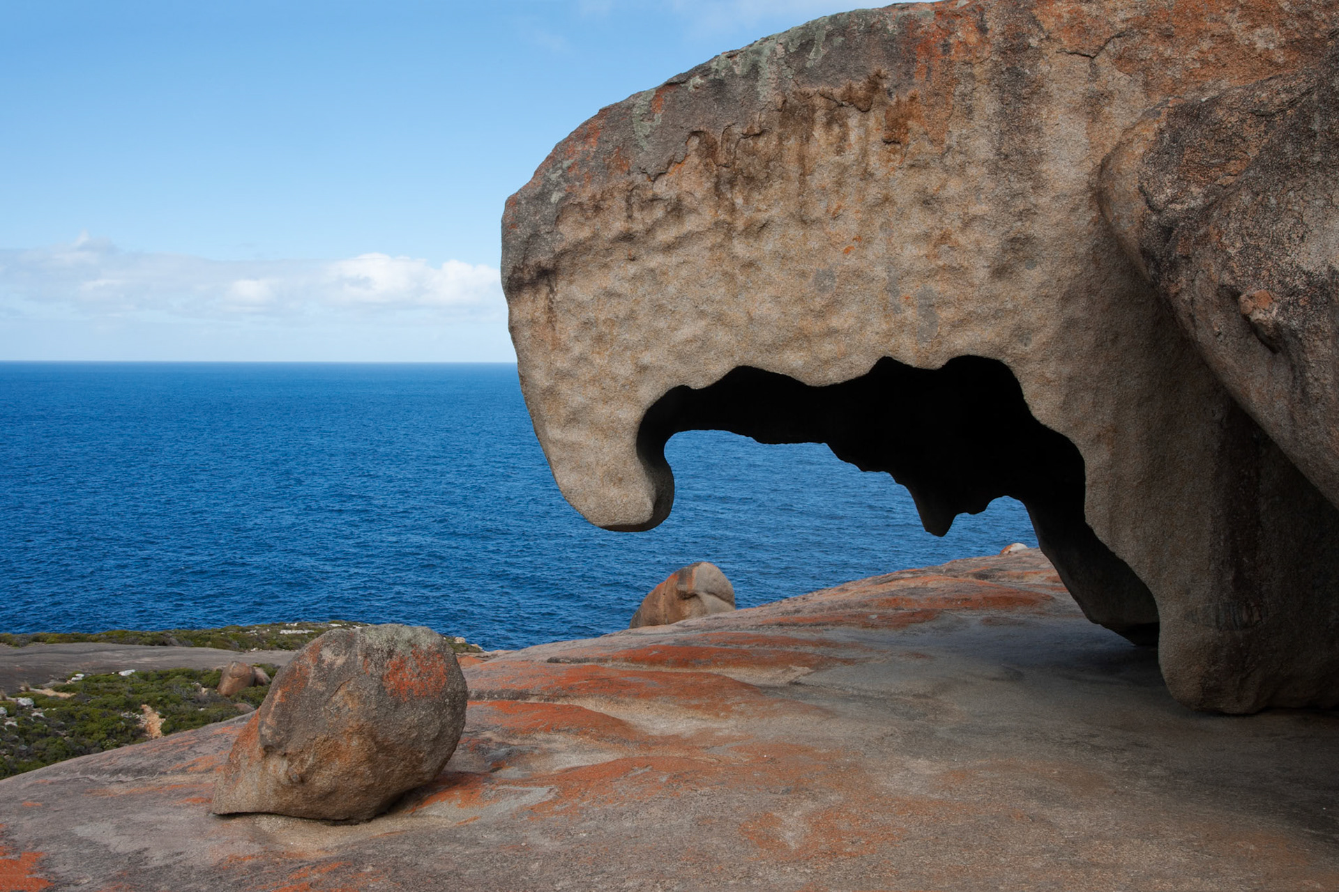 Remarkable Rocks at Cape de Coudiac in Flinders Chase National Park, Kangaroo Island, South Australia