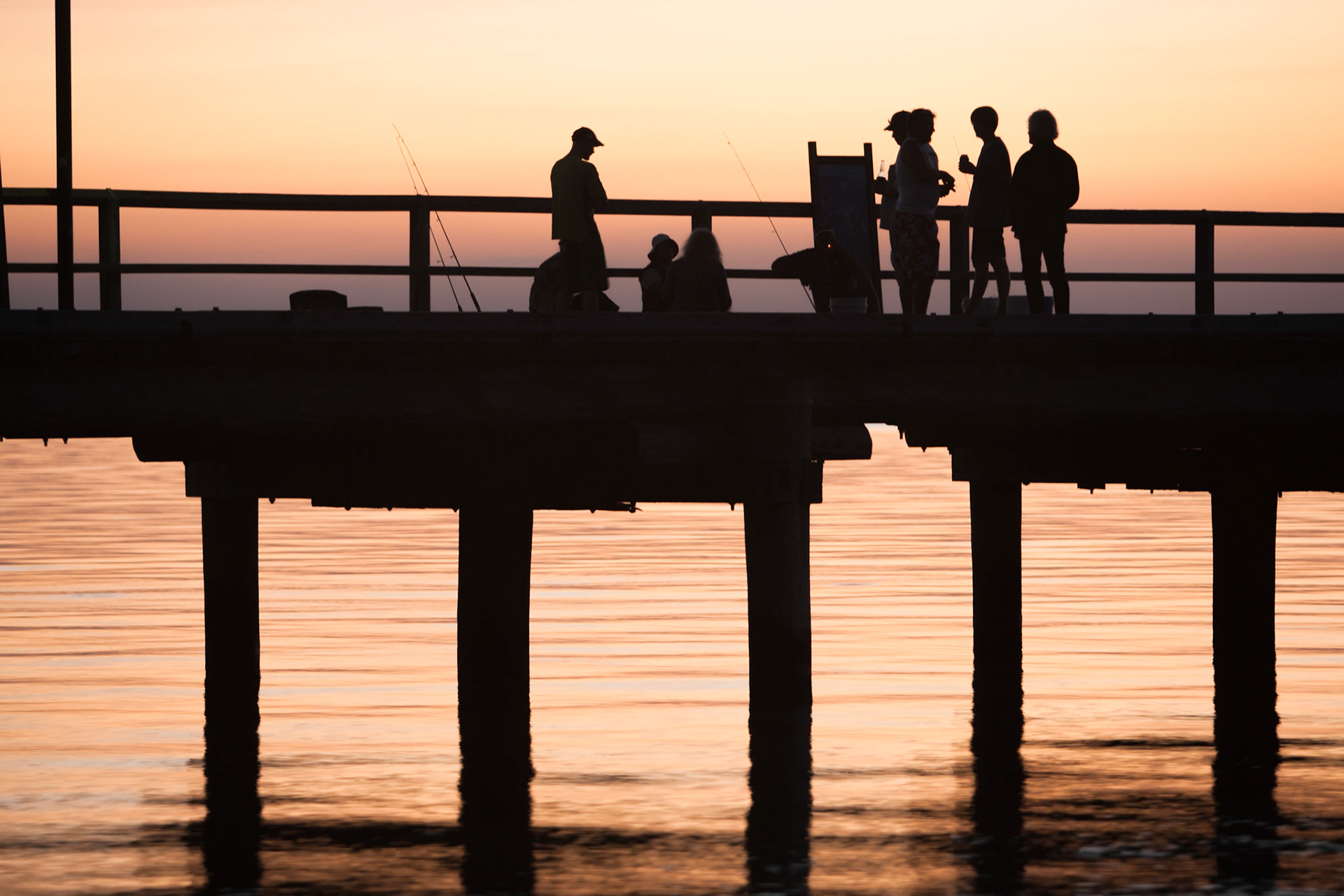Pier at Kingfisher Bay, Fraser Island, Queensland, Australia
