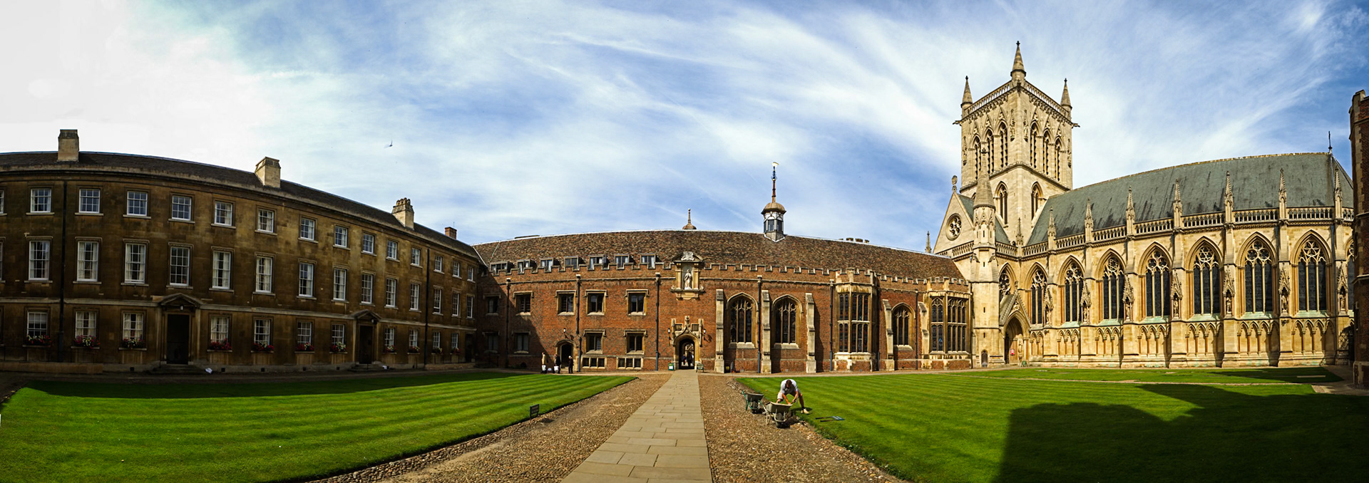 Panorama of St John's College, Cambridge