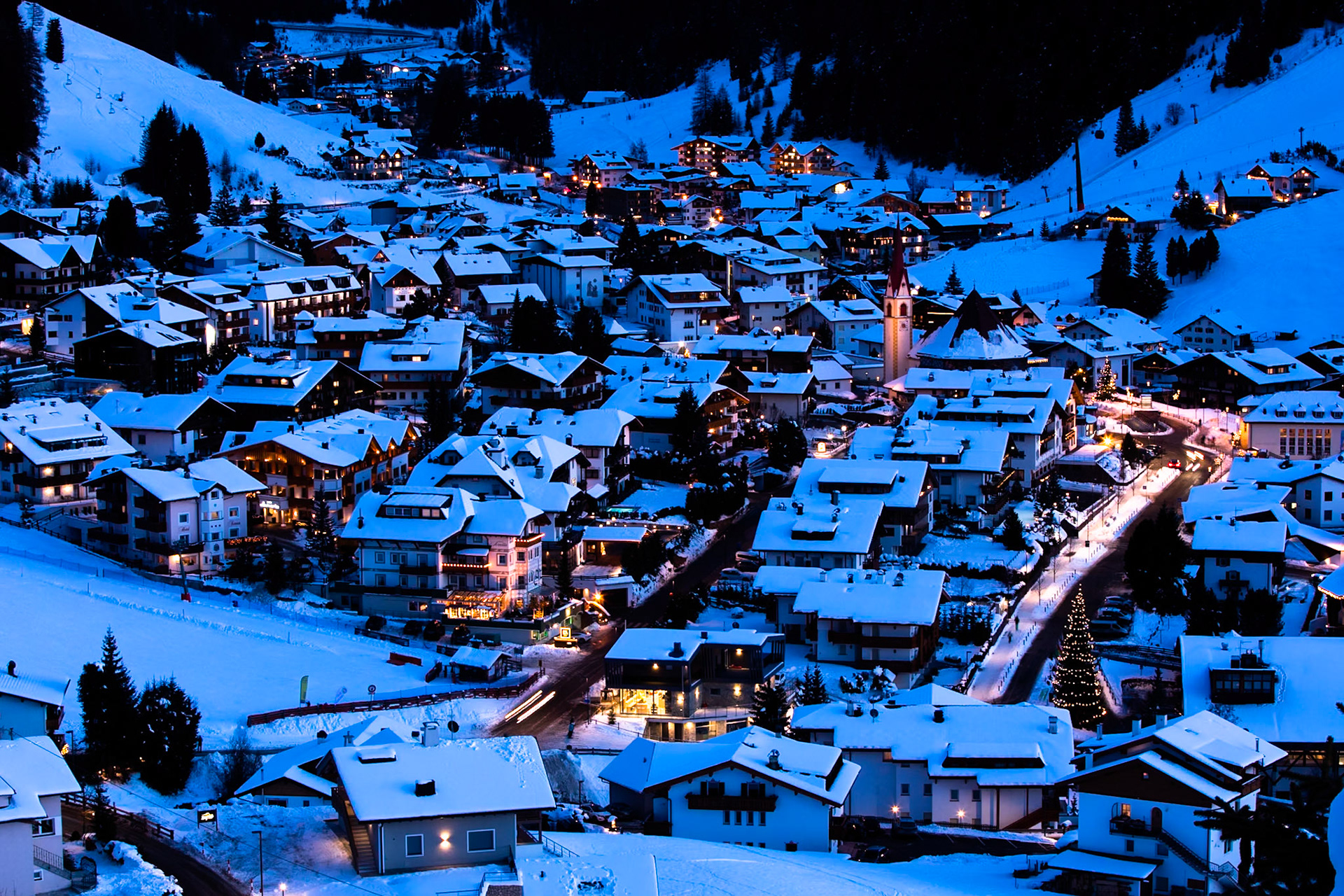 La Selva di val Gardena, Dolomites, Italy