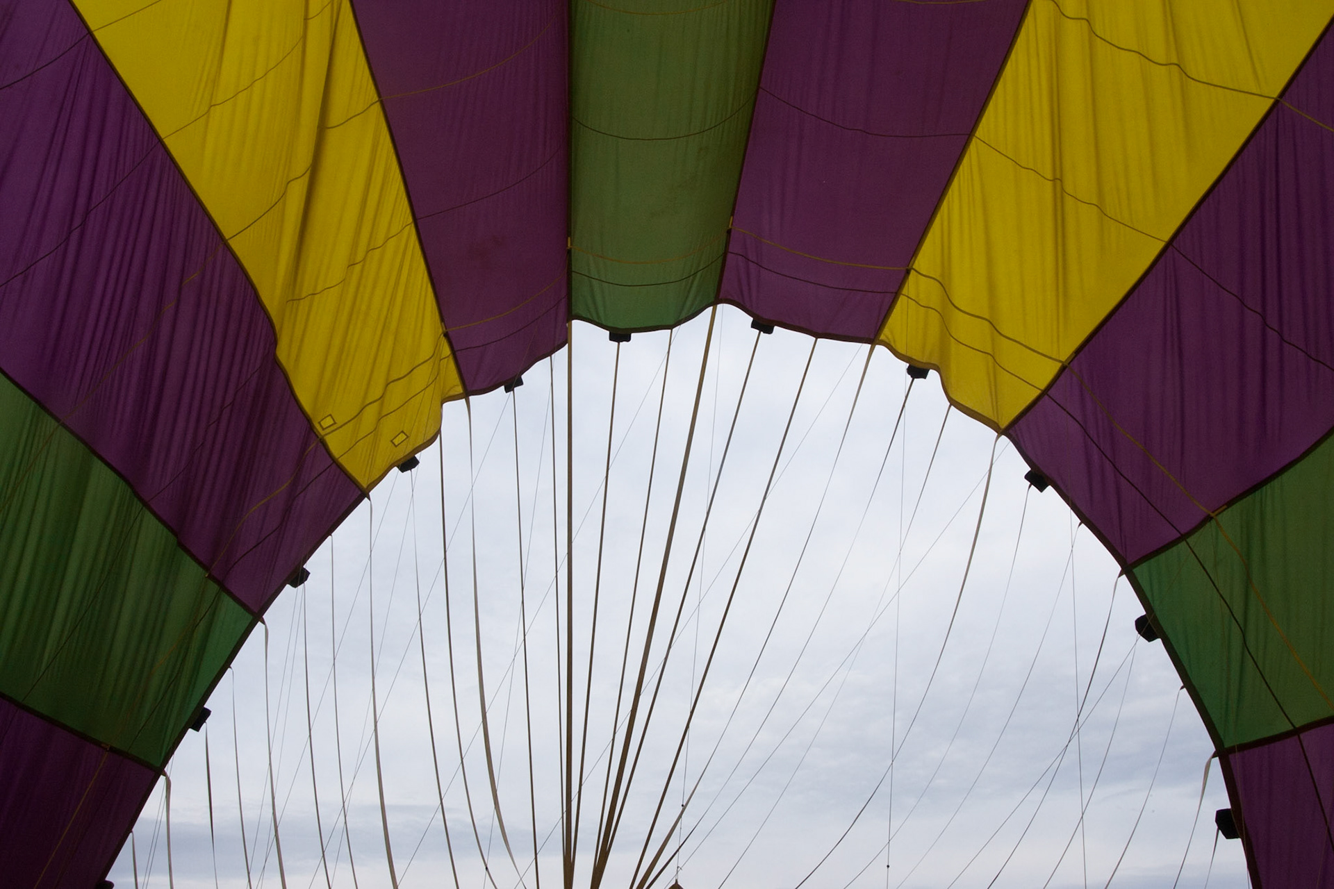 Hot air balloon ride in the Hunter Valley, New South Wales.