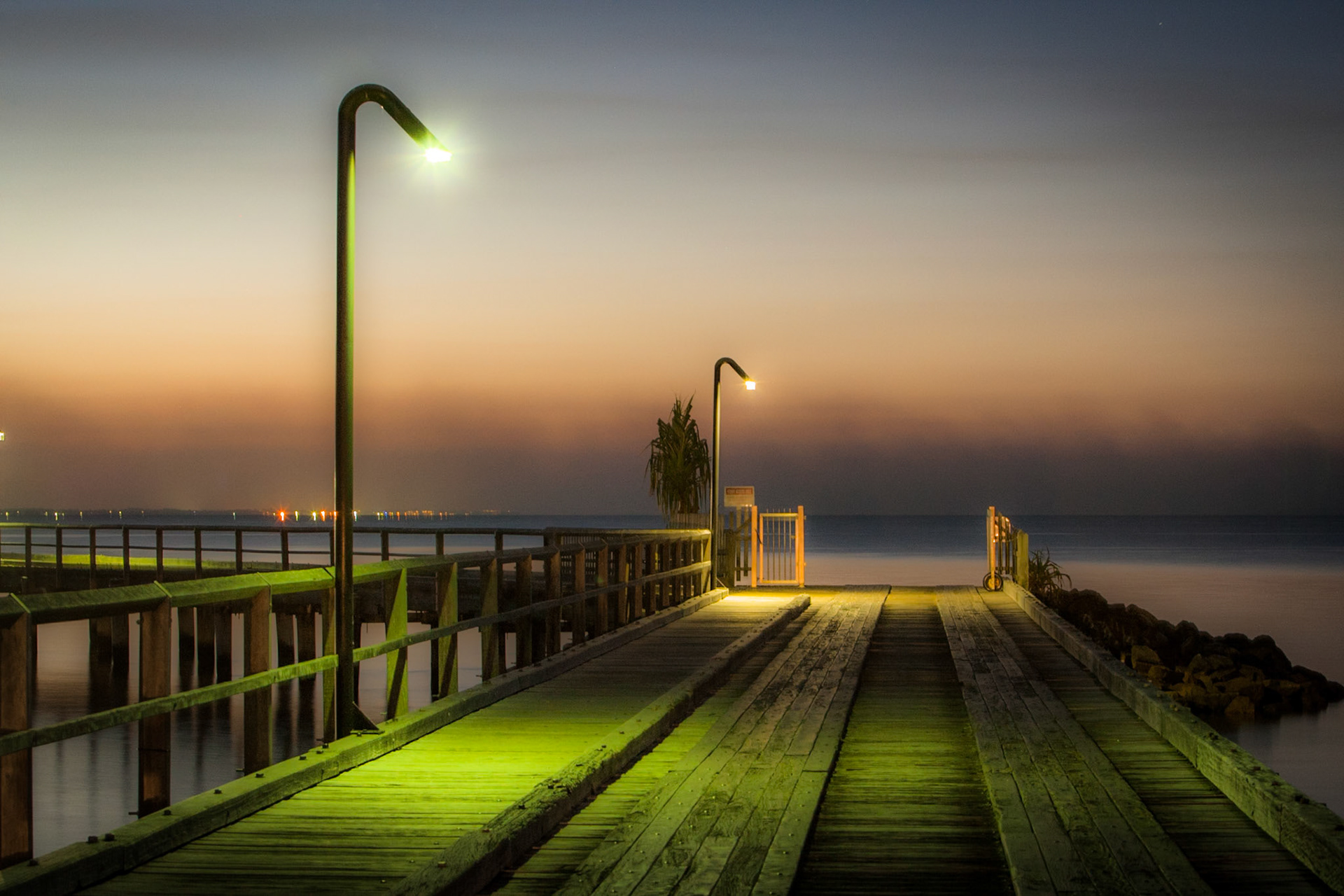 Pier at Kingfisher Bay, Fraser Island, Queensland