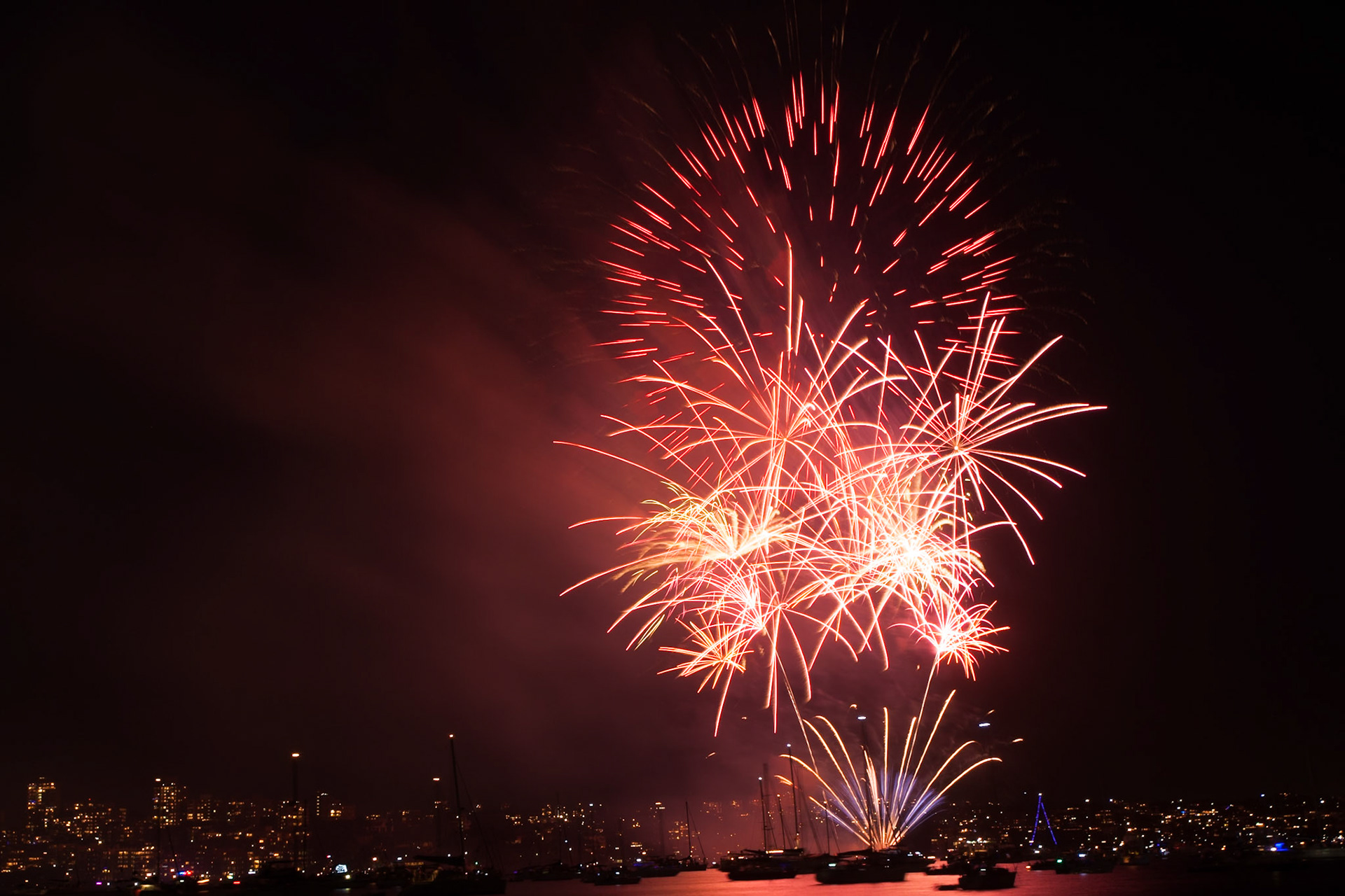 Fireworks, New Year's eve 2012, Sydney