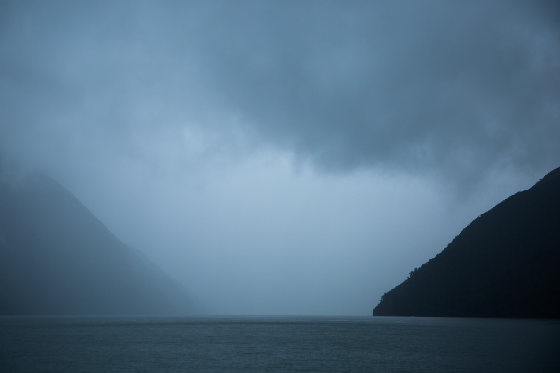 Hollyford Track, Lake McKerrow, New Zealand
