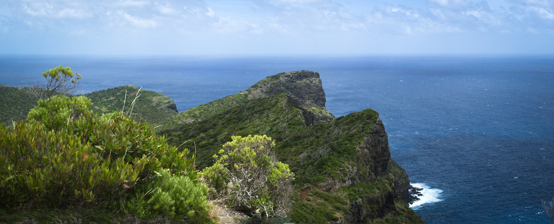 Panorama taken from Kim's lookout, Lord Howe Island.