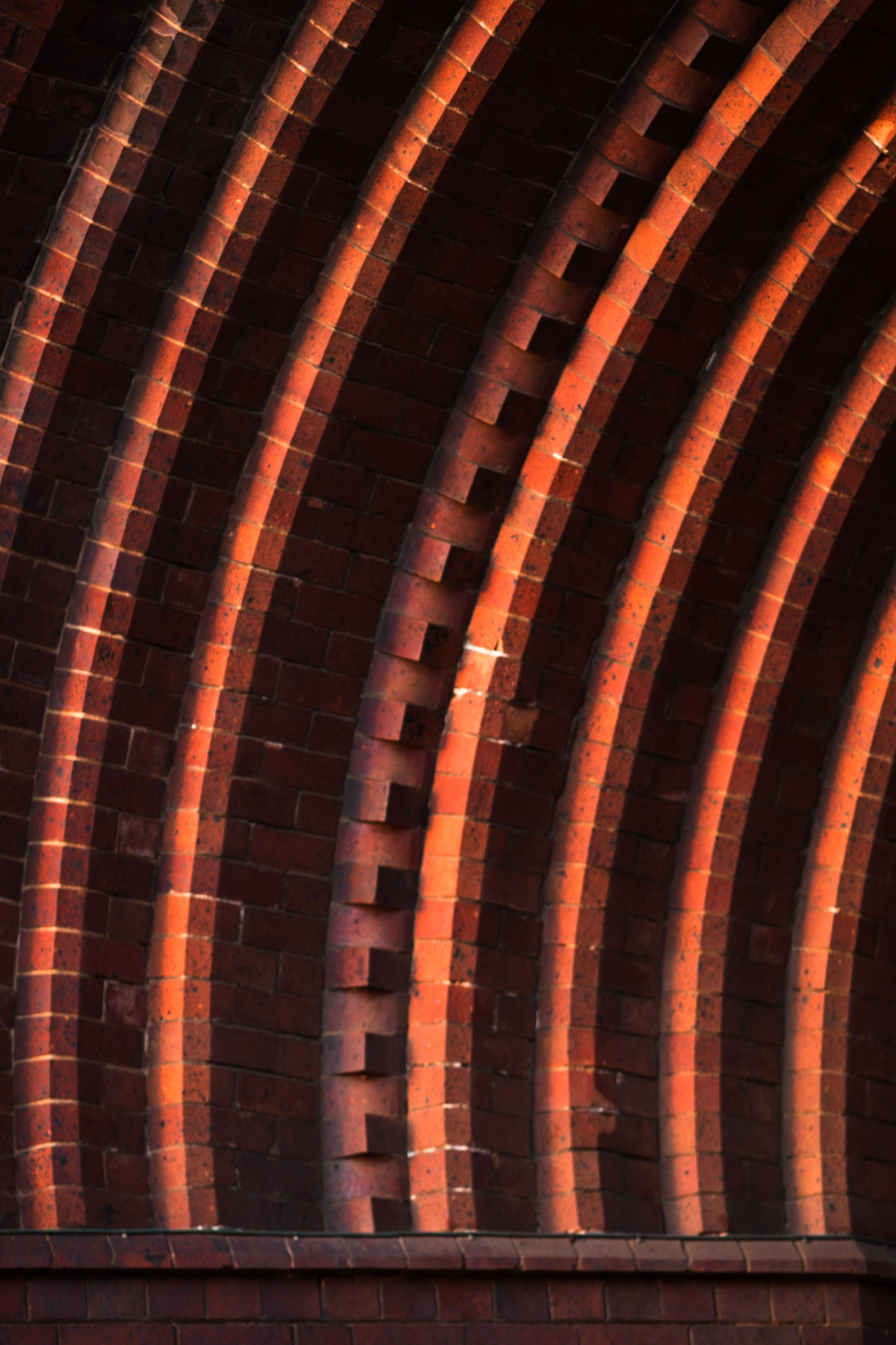 Sunset patterns from above the door, Christchurch Cathedral