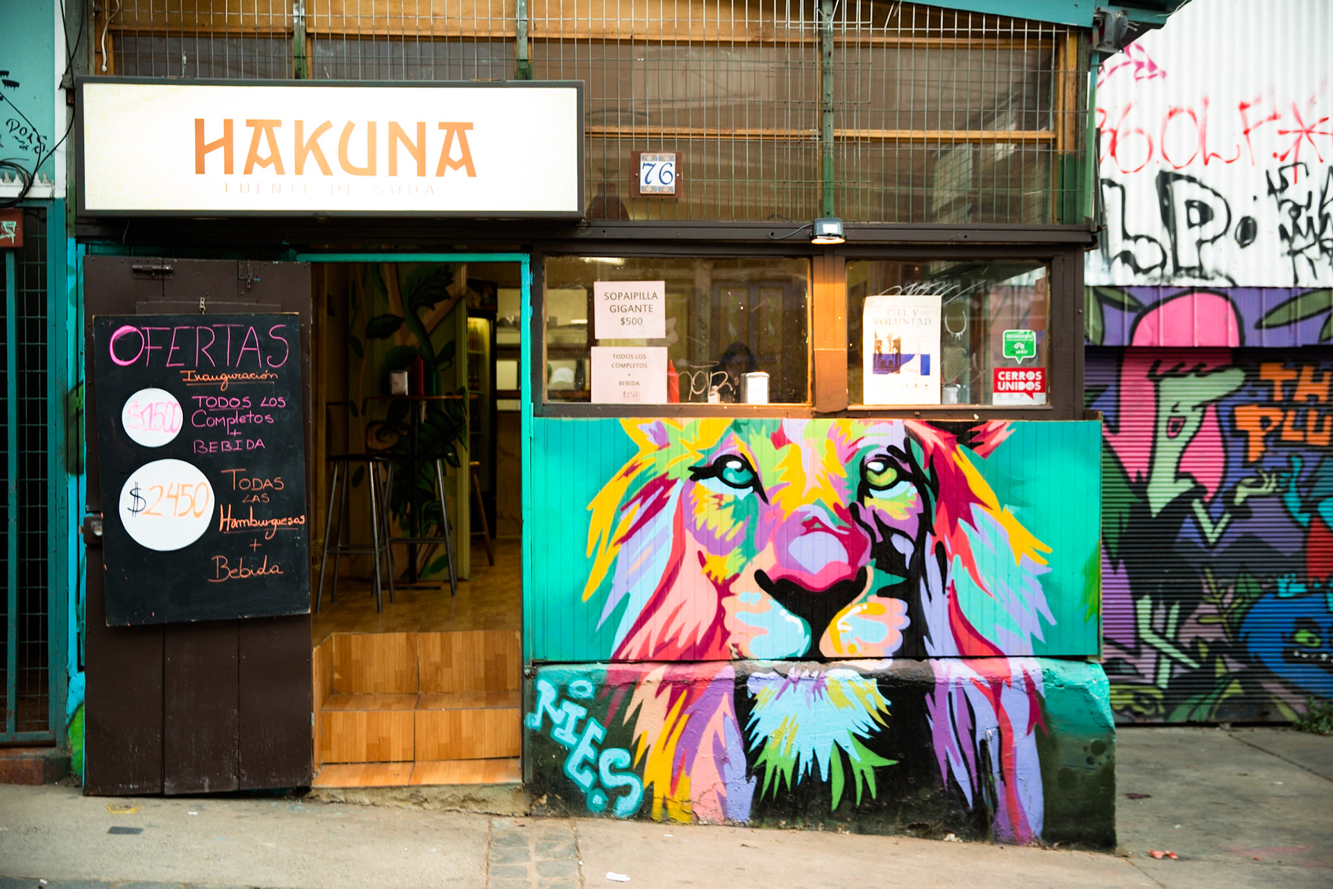 Street art, Valparaiso, Chile