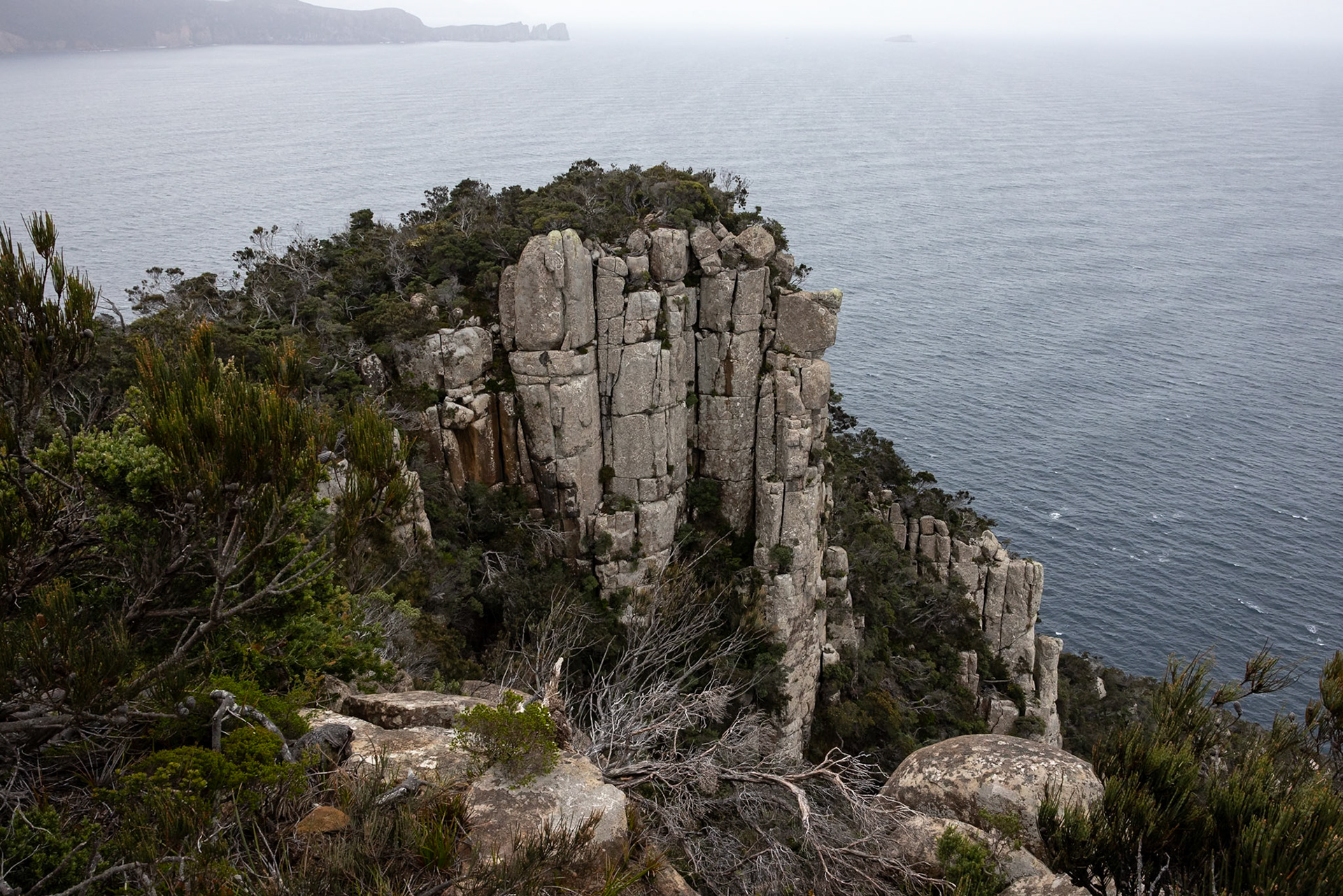 Three Capes Track, Cape Pillar Lodge to Cape Pillar and return, Tasmania