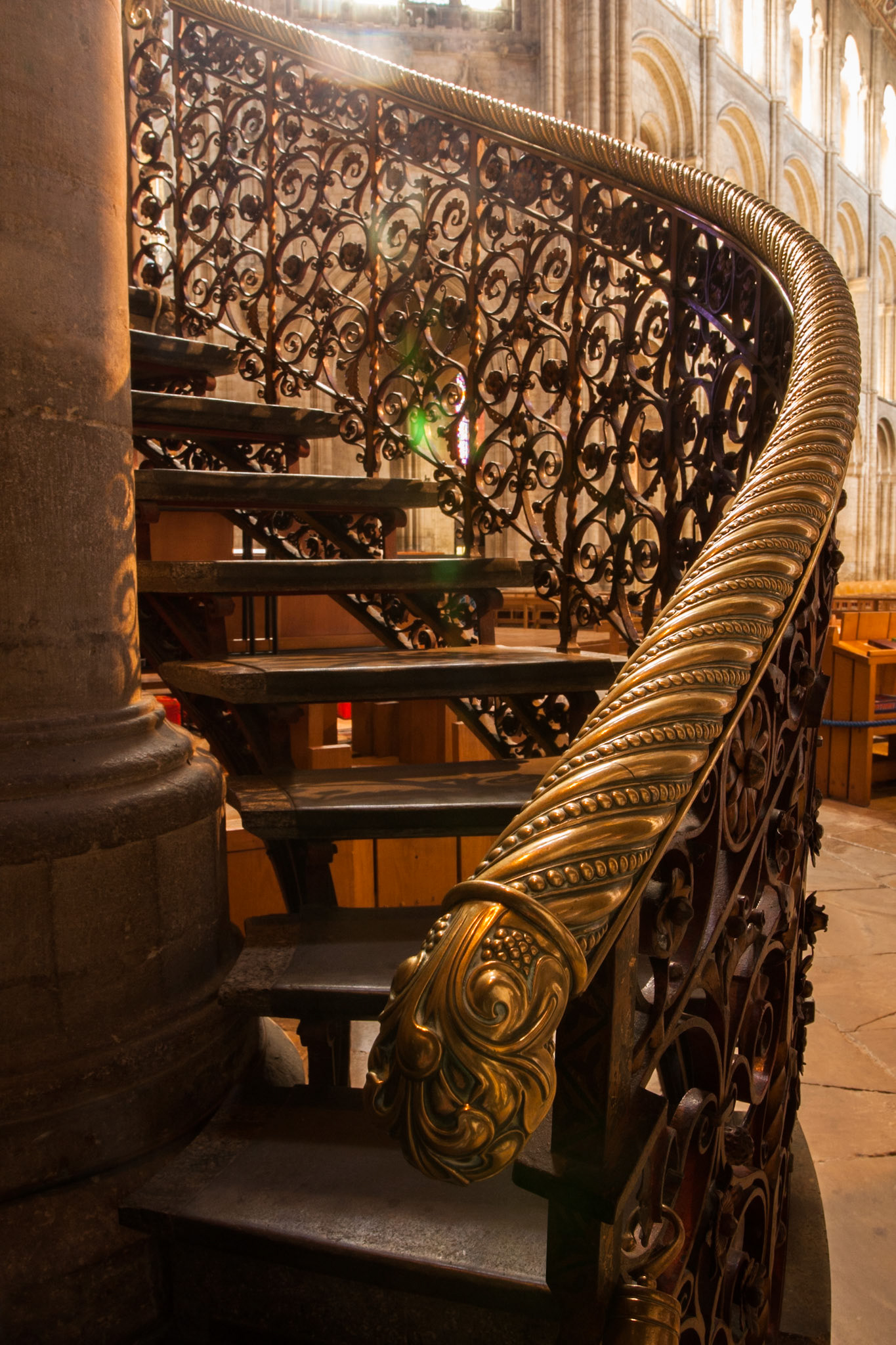 Banister Ely Cathedral, Cambridgeshire