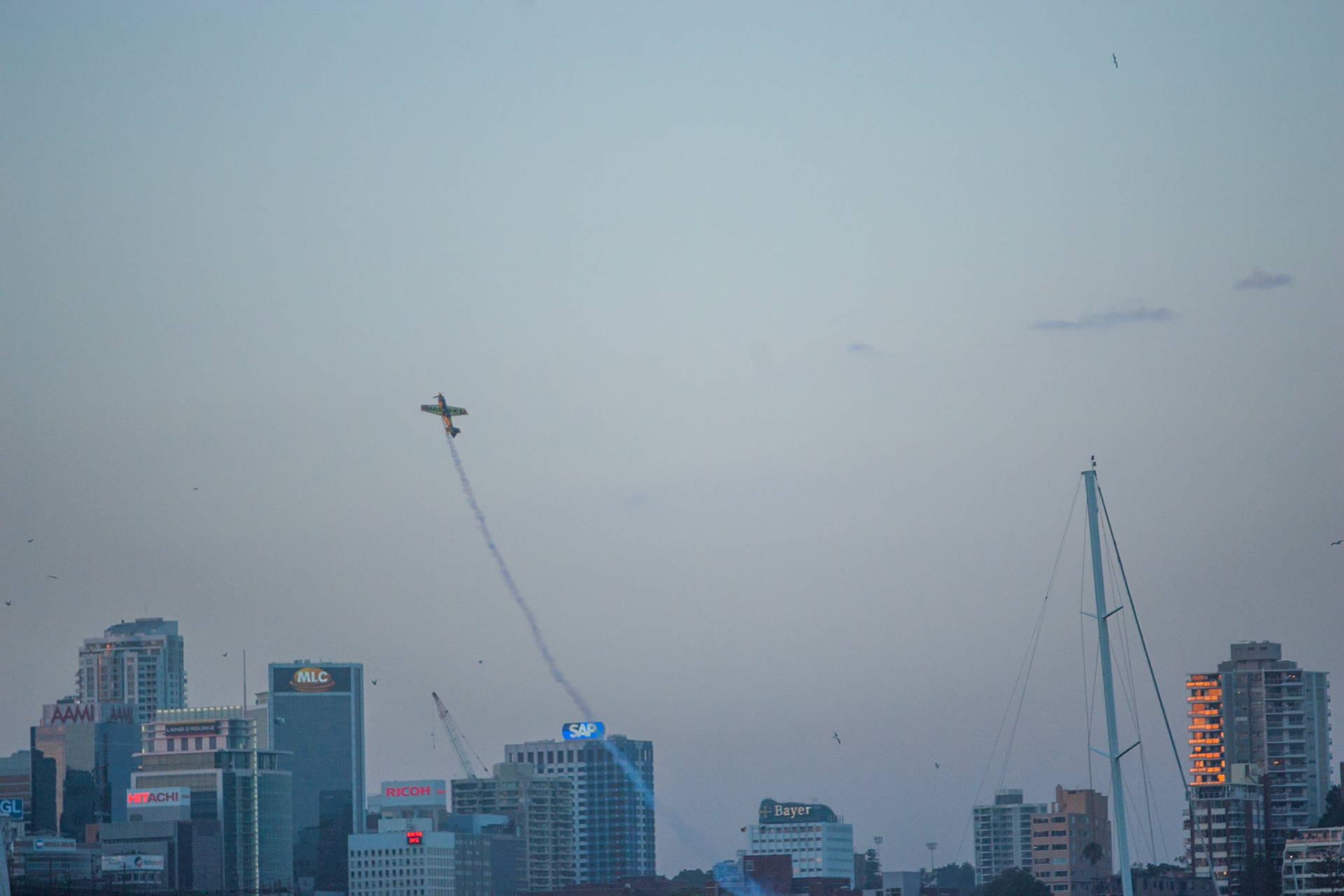 New year's eve Aerobatic display, Sydney 2012