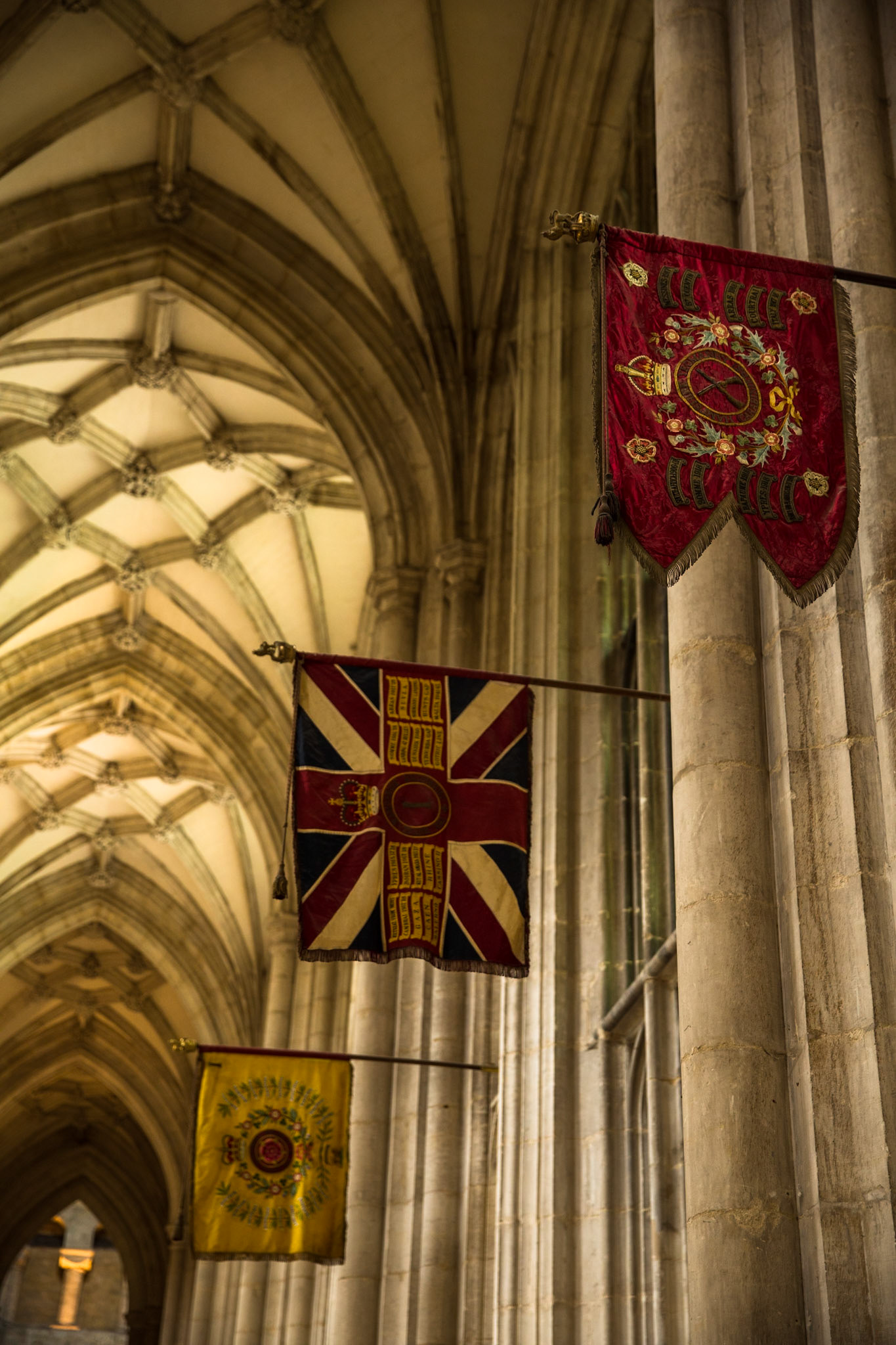 Winchester Cathedral, founded in 642, in Winchester, Hampshire, England