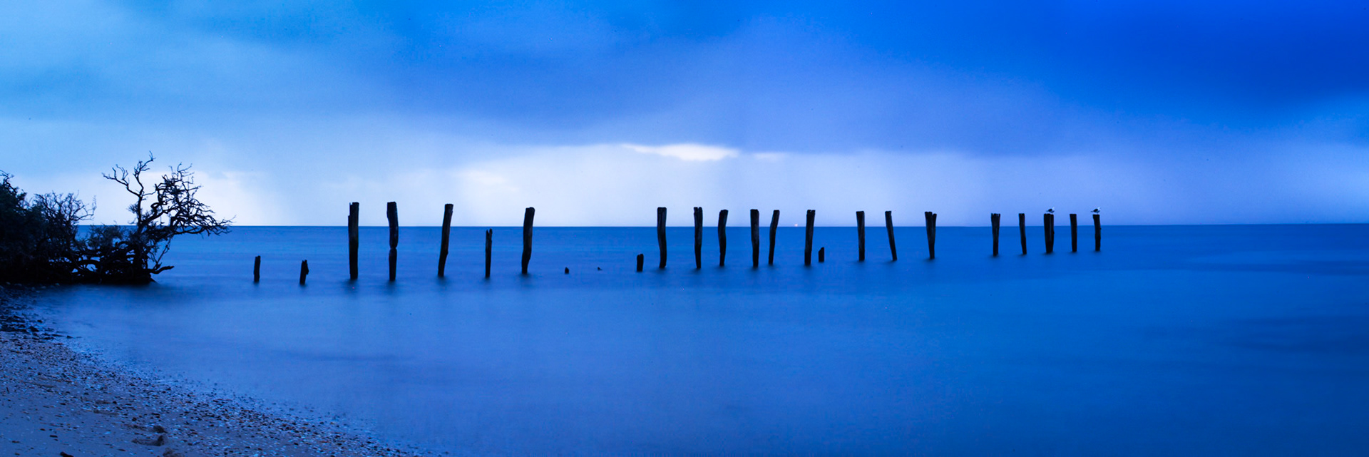 Old pier, Reeves Point, Kangaroo Island at dawn