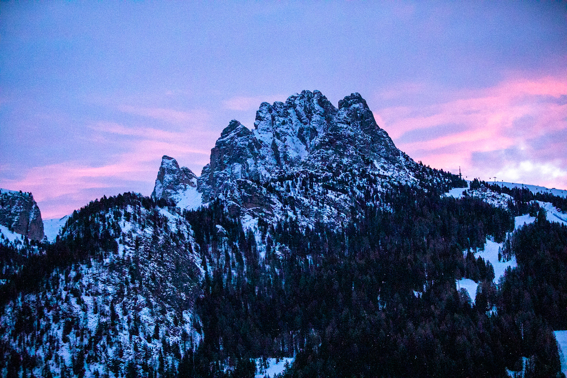 La Selva di val Gardena, Dolomites, Italy