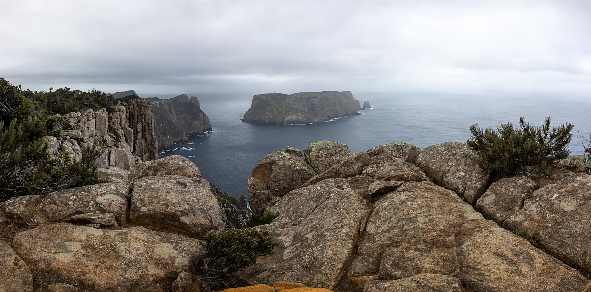 Three Capes Track, Cape Pillar Lodge to Cape Pillar and return, Tasmania