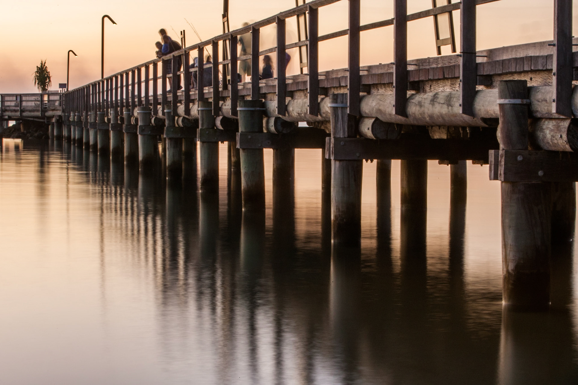 Pier at Kingfisher Bay, Fraser Island, Queensland